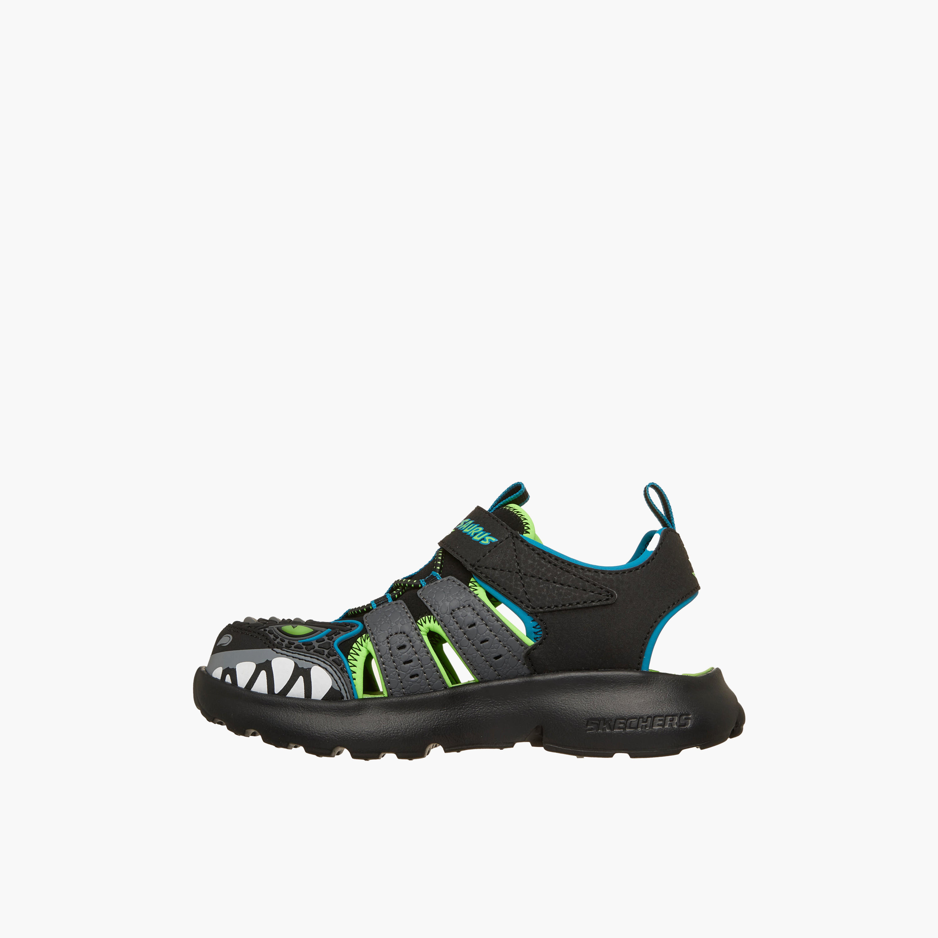 صندل مسطح بشريط إغلاق لاصق سبلاش رازور للأولاد من سكيتشرز-sports-boys-shoes-image-5