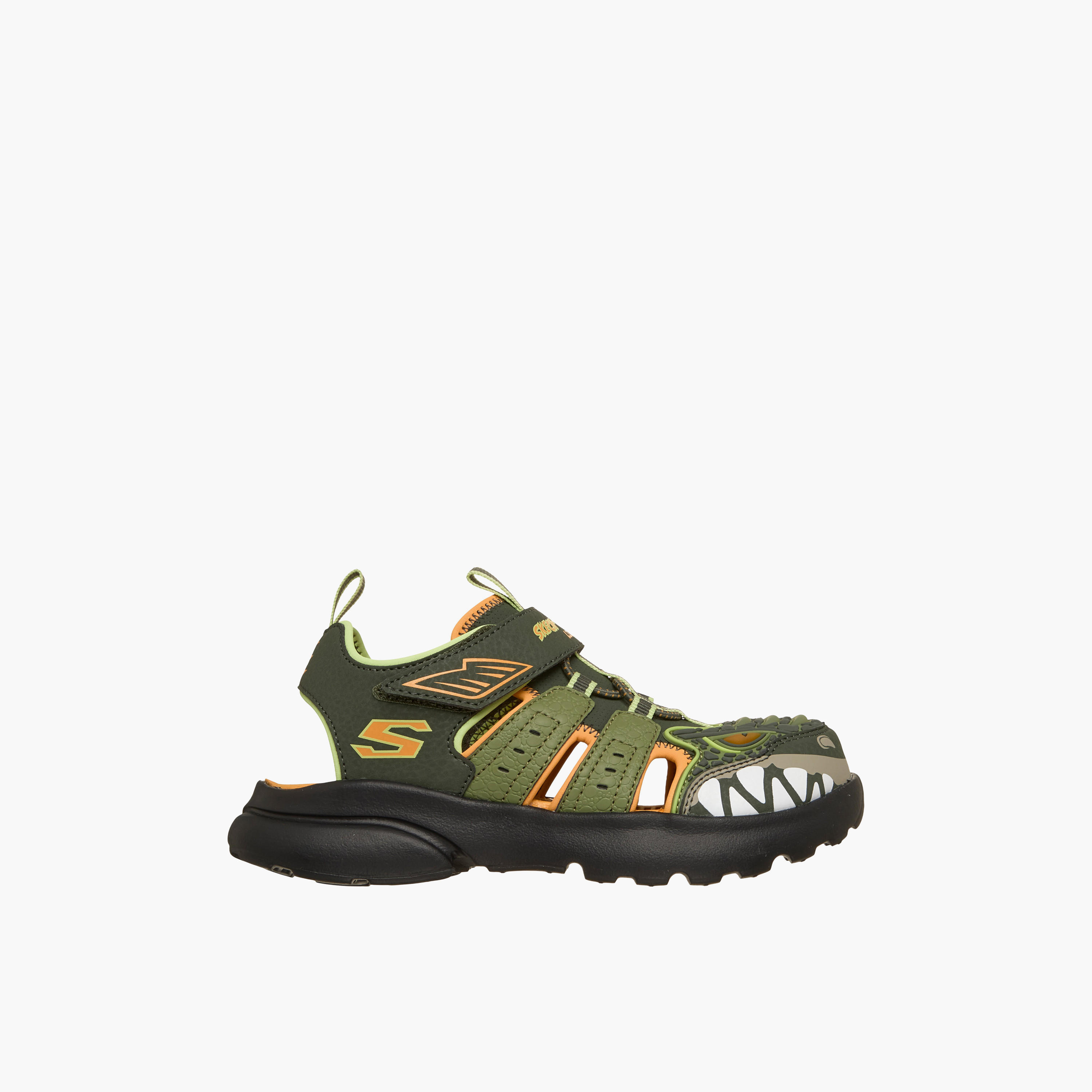 Skechers Boys RAZOR SPLASH Hook & Loop Flat Sandals-sports-boys-shoes-image-3