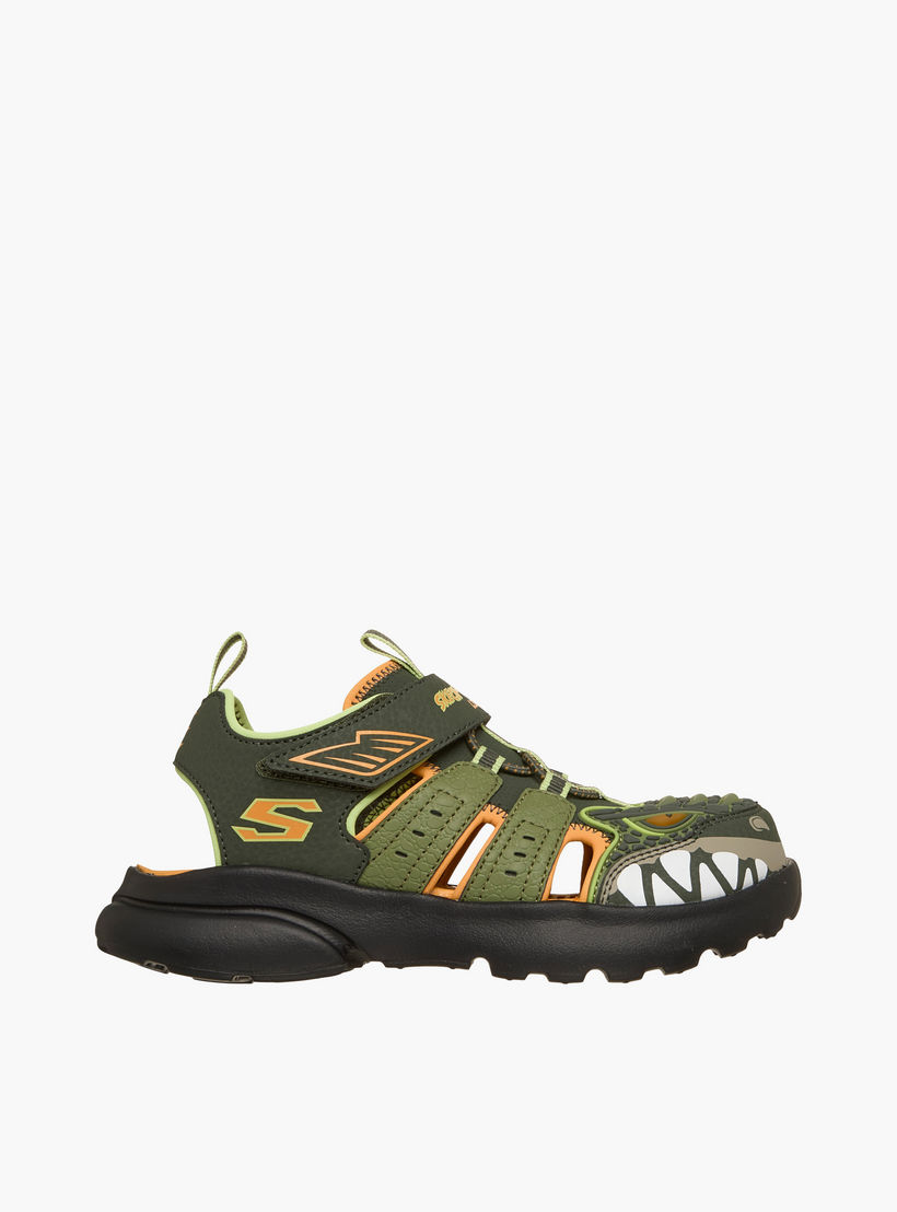 Skechers Boys RAZOR SPLASH Hook & Loop Flat Sandals-sports-boys-shoes-image-3