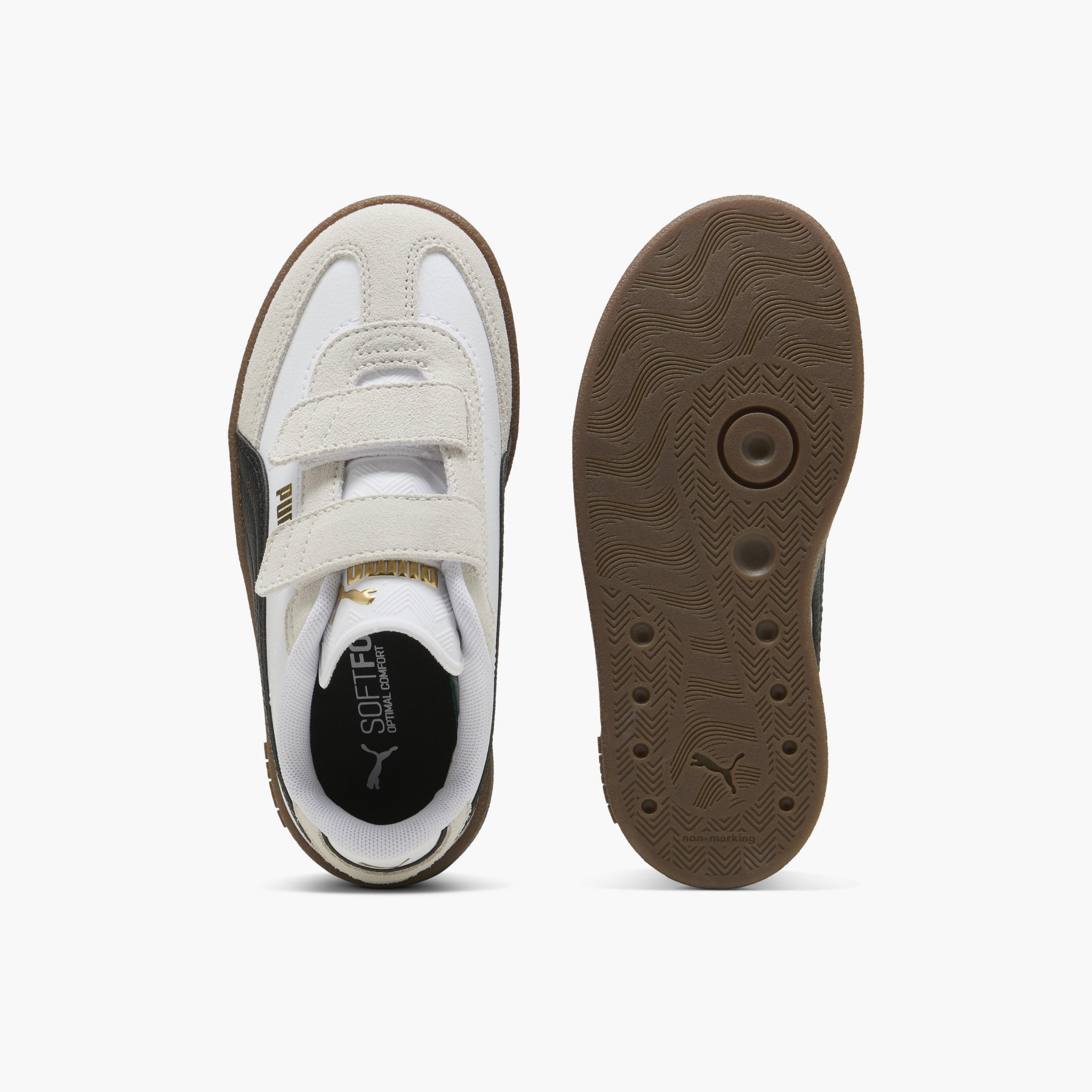 Puma Kids Club II Era V Hook & Loop Ankle Sneakers-girls-shoes-sneakers-image-4