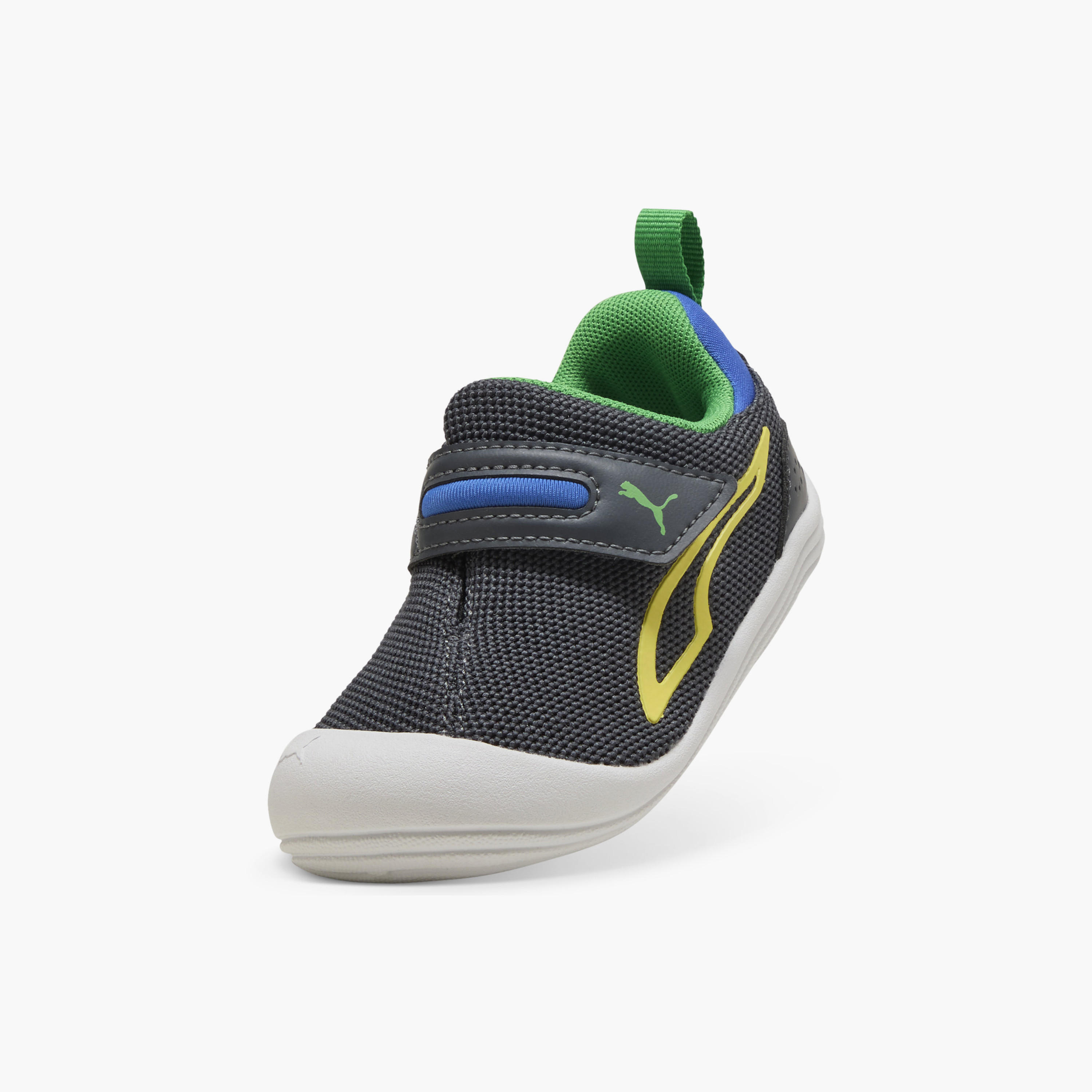 Puma Kitten Mesh V Ankle Sneakers with Hook & Loop Closure-sports-boys-shoes-image-5
