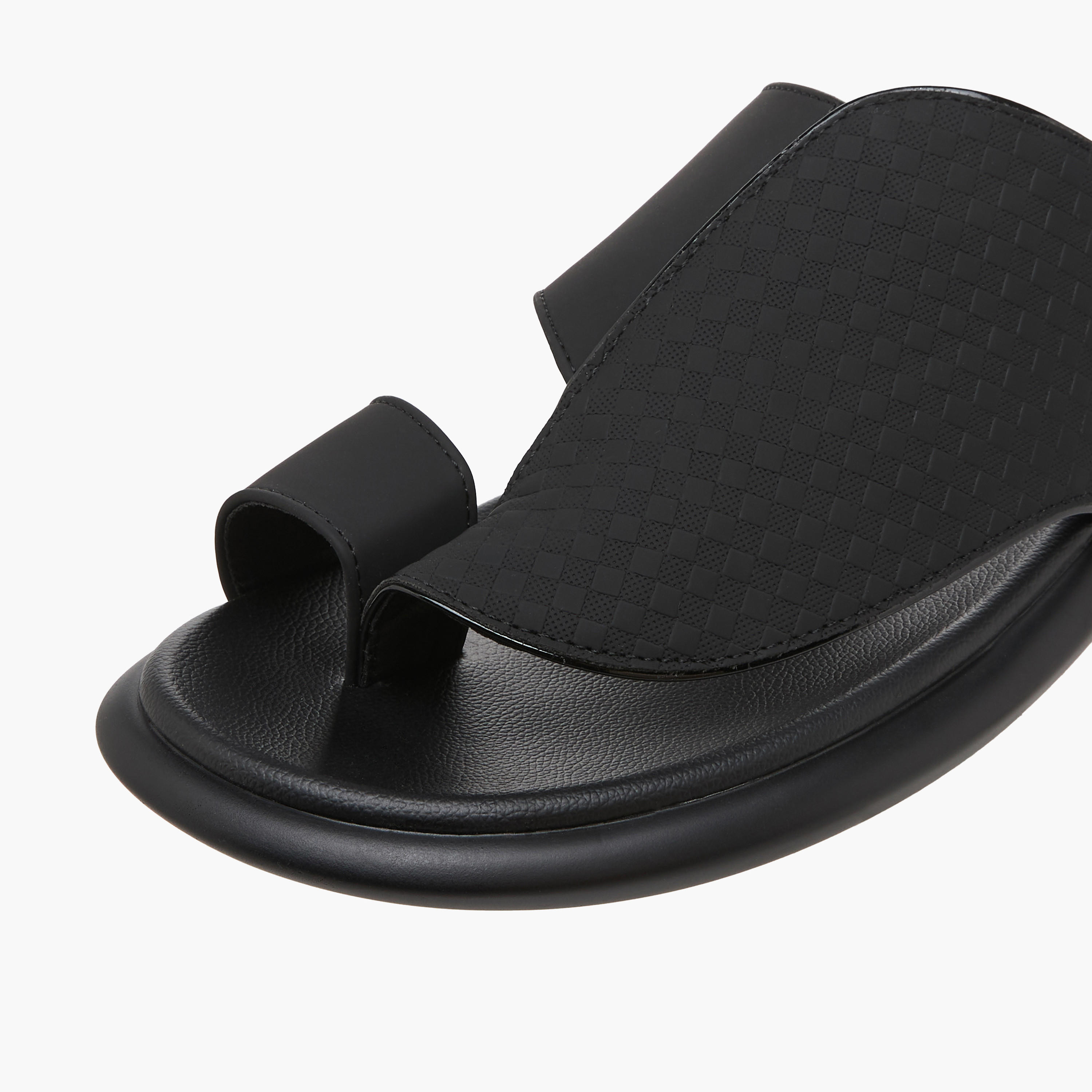 Al Waha Men Toe Loop Detail Arabic Sandals-men-shoes-sandals-image-4