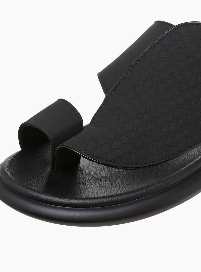 Al Waha Men Toe Loop Detail Arabic Sandals-men-shoes-sandals-image-4