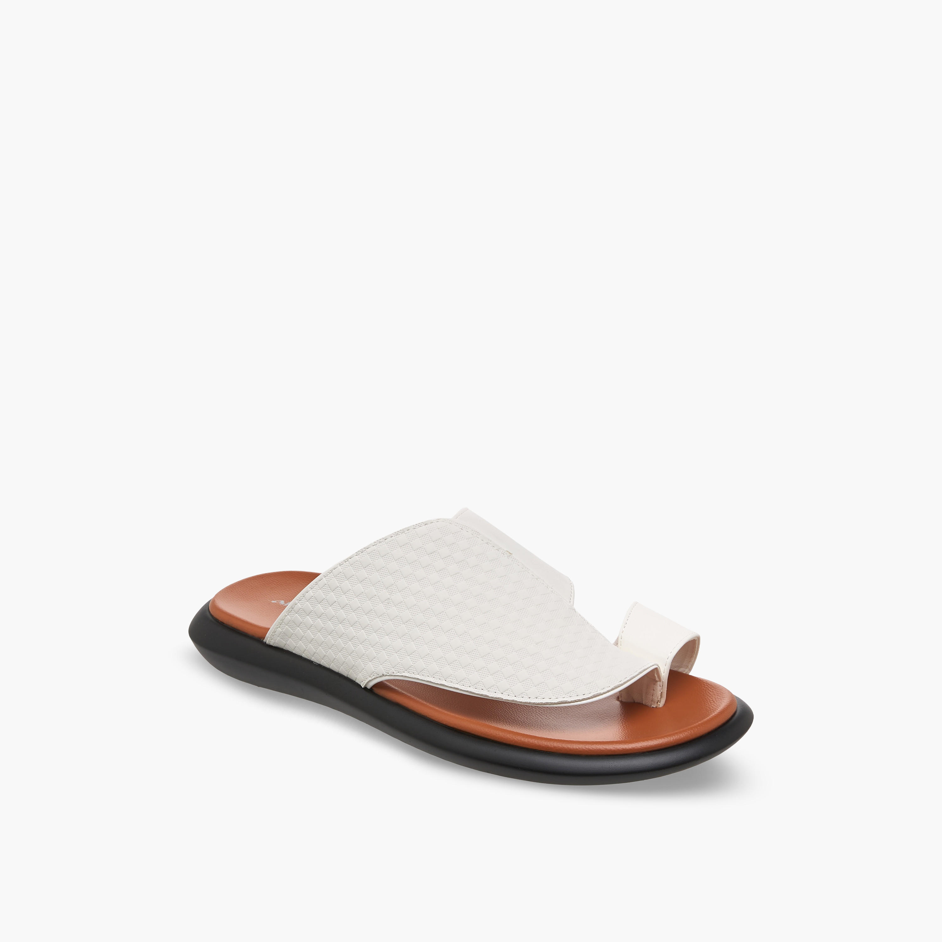 صندل عربي بتفاصيل حلقة إصبع للرجال من الواحة-men-shoes-sandals-image-2