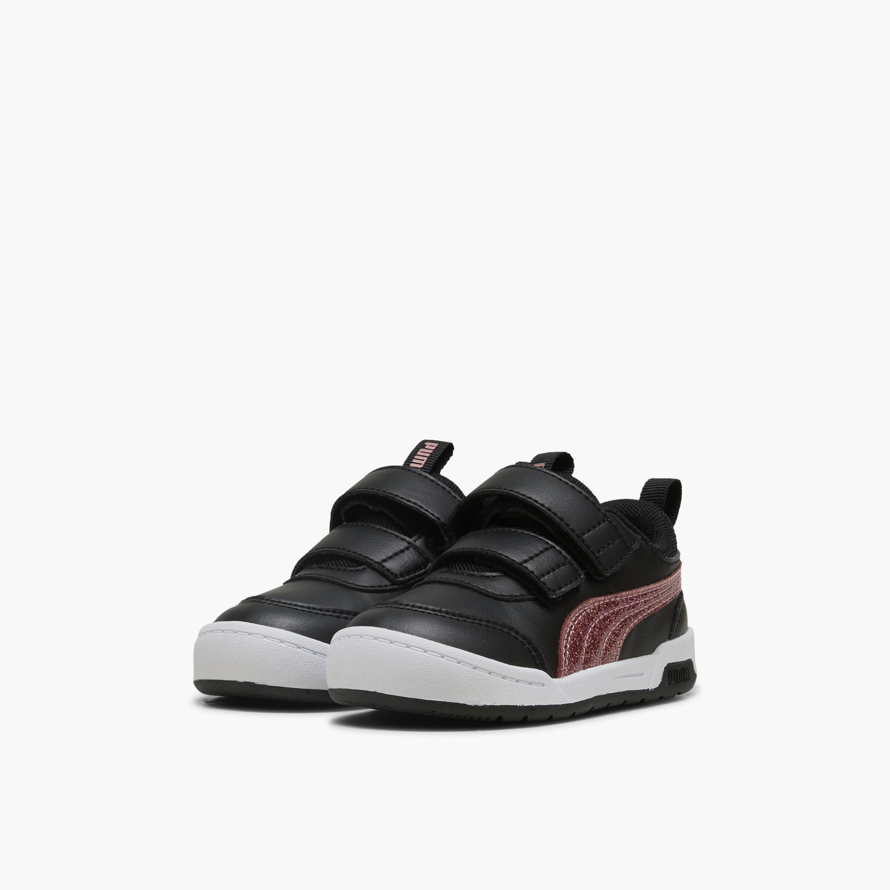 Puma Girls Multiflex 2 Glitz FS V Hook & Loop Sneakers-baby-girls-shoes-closedshoes-image-1