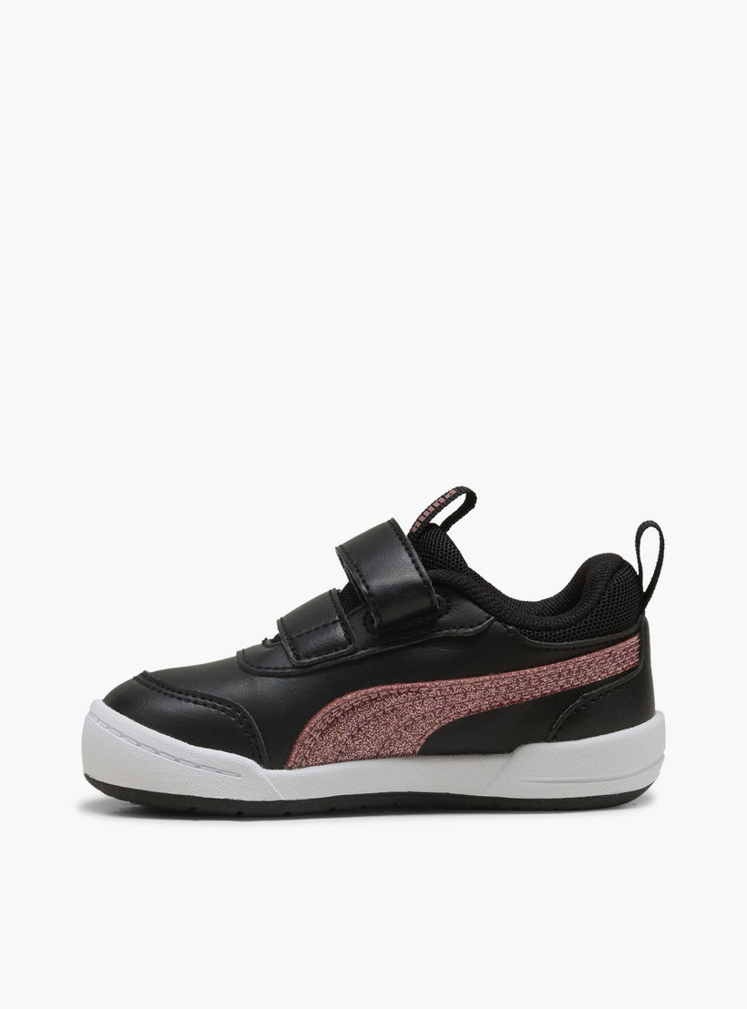 Puma Girls Multiflex 2 Glitz FS V Hook & Loop Sneakers-baby-girls-shoes-closedshoes-image-3