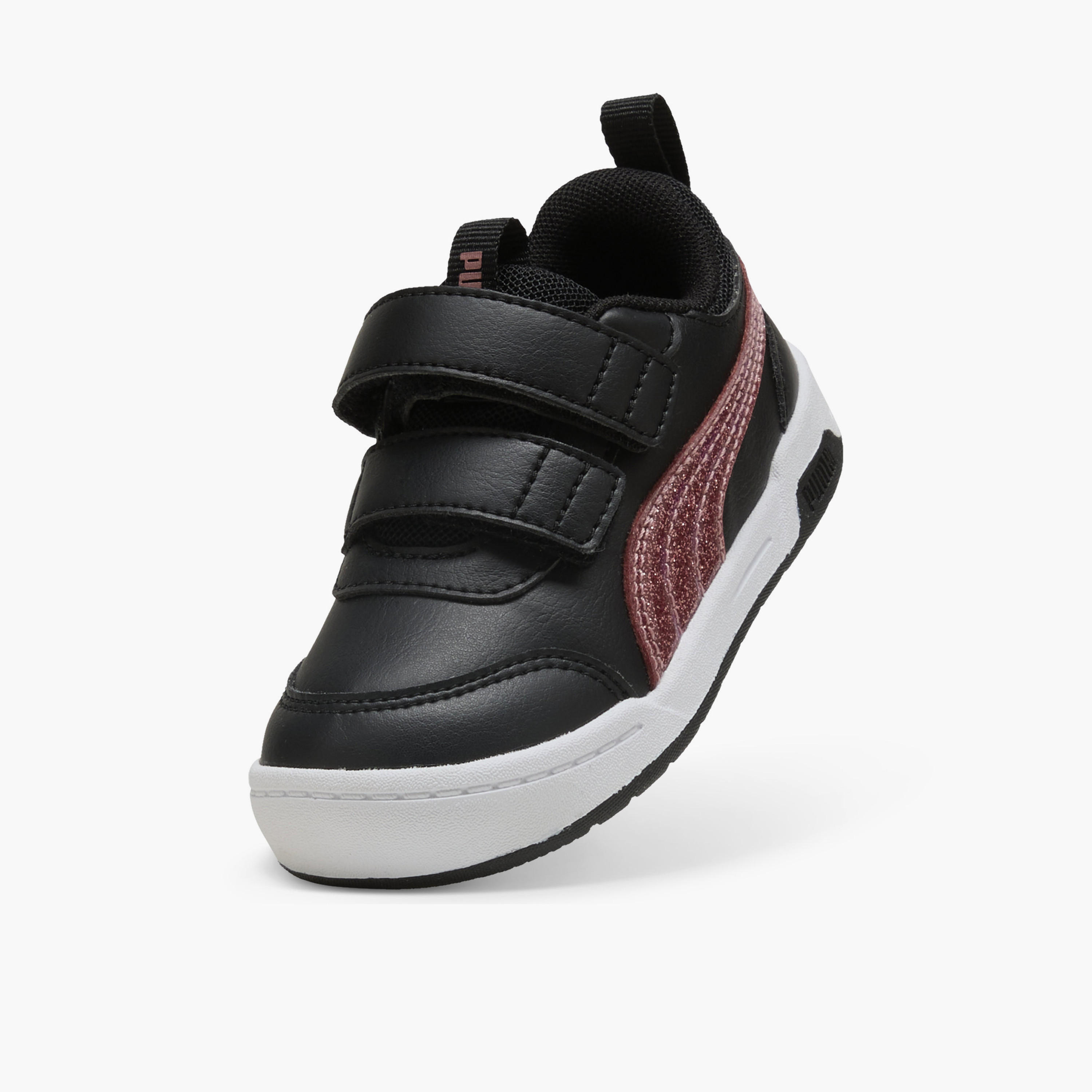 Puma Girls Multiflex 2 Glitz FS V Hook & Loop Sneakers-baby-girls-shoes-closedshoes-image-5