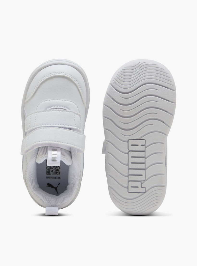 Puma Multiflex 2 Glitz FS V Sneakers with Hook & Loop Closure-baby-girls-shoes-closedshoes-image-4