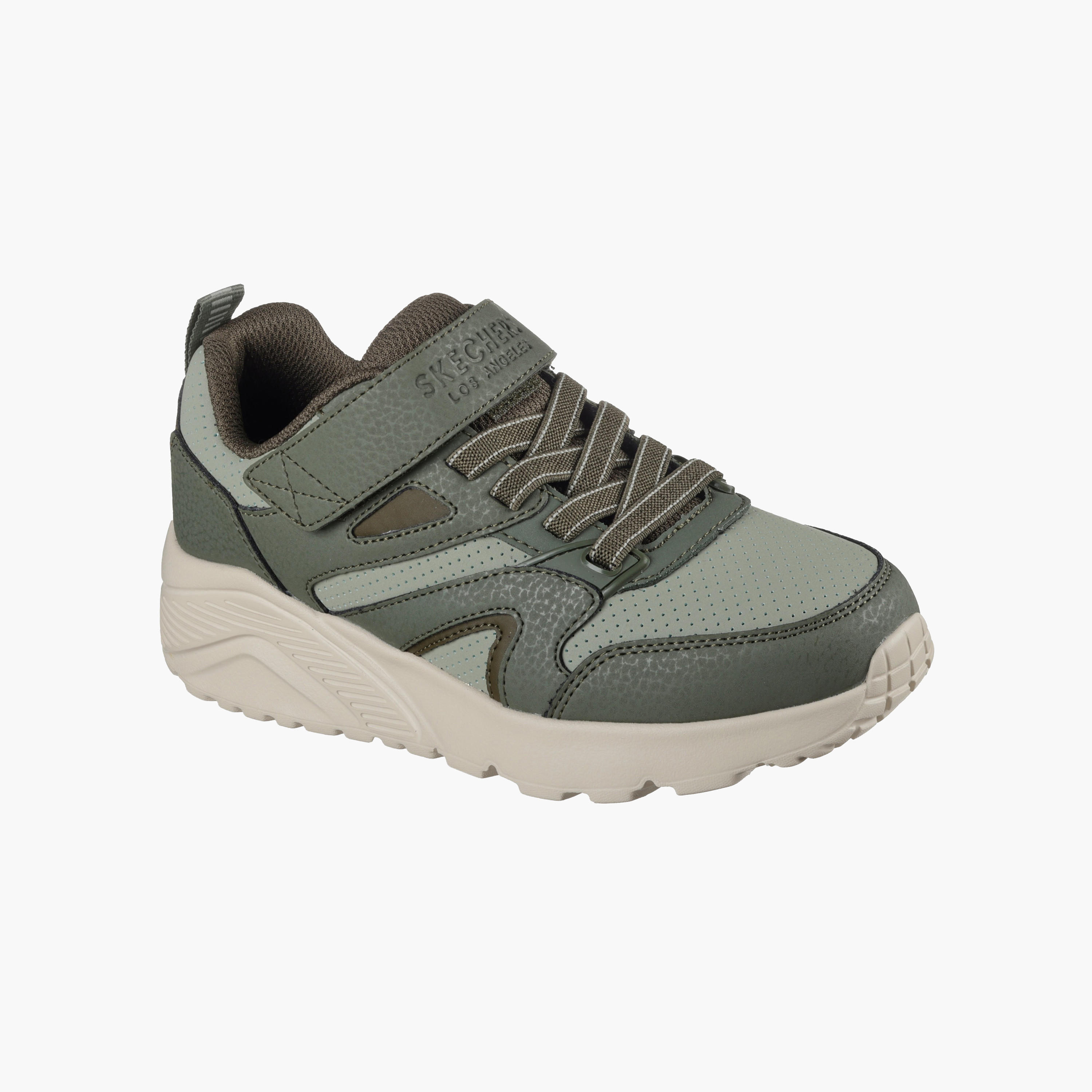 Skechers Boys UNO LITE Panelled Hook & Loop Sports Shoes-boys-shoes-sneakers-image-4