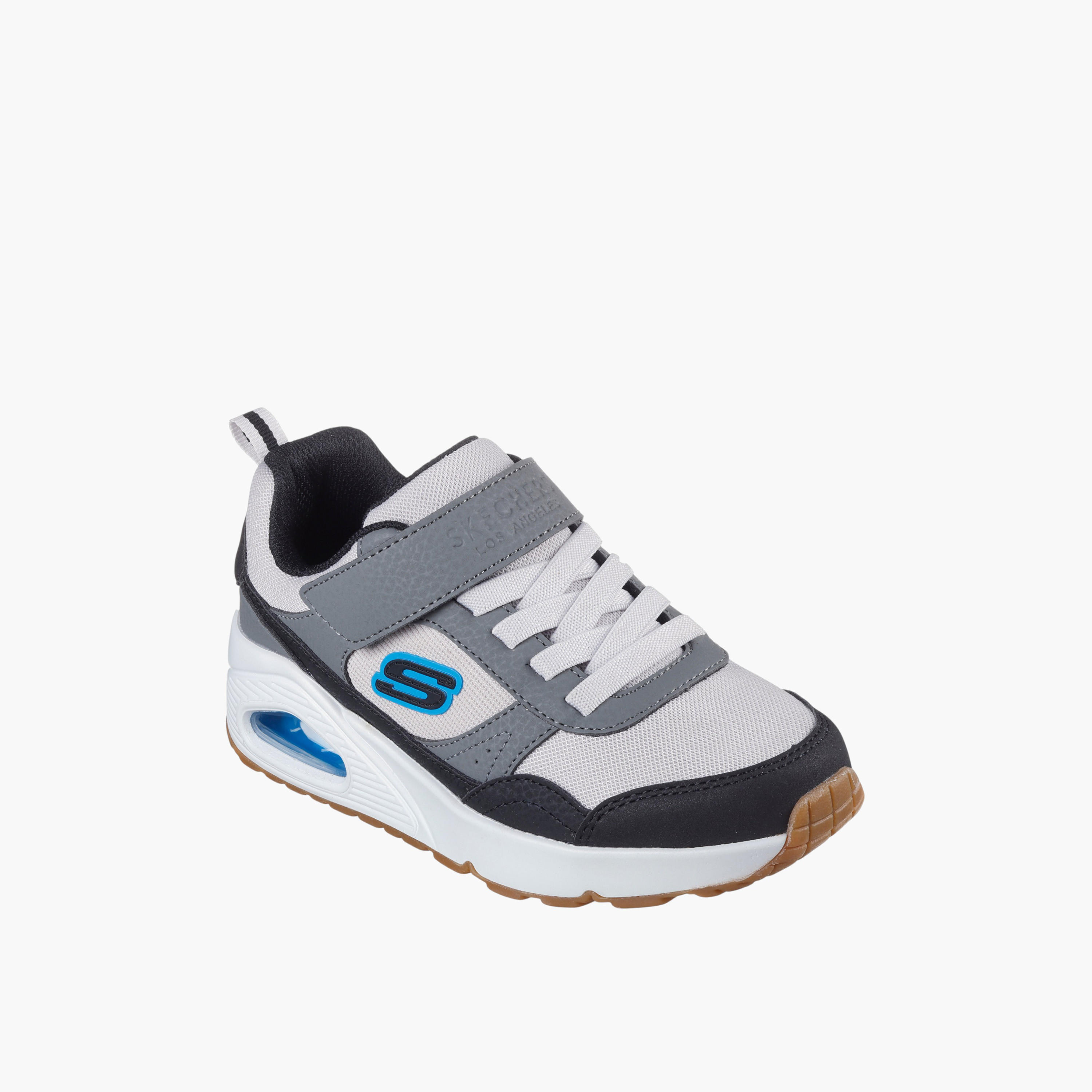 Skechers Boys Uno Hook & Loop Cushioned Sole Walking Shoes-sports-boys-shoes-image-1