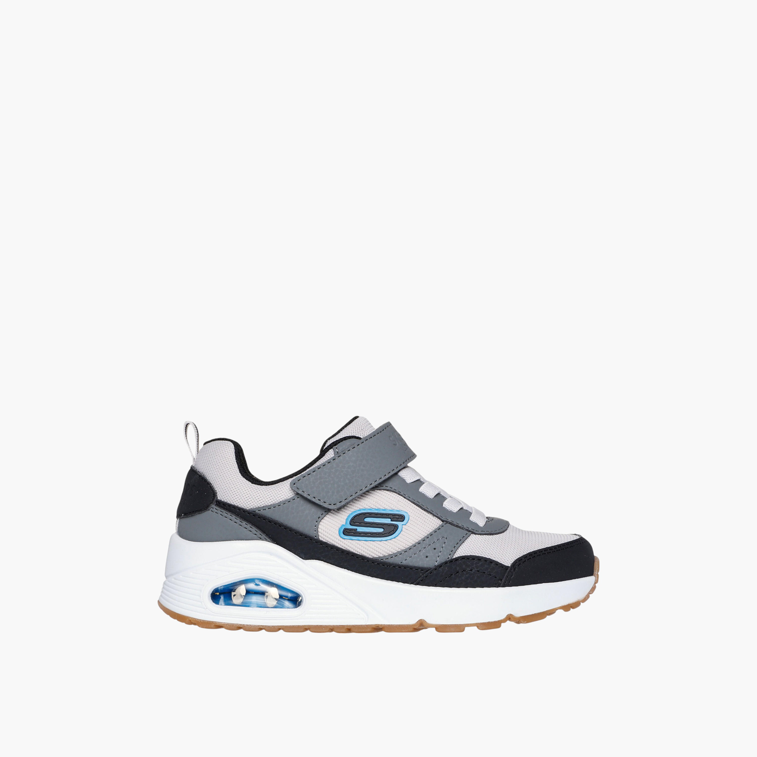 Skechers Boys Uno Hook & Loop Cushioned Sole Walking Shoes-sports-boys-shoes-image-3