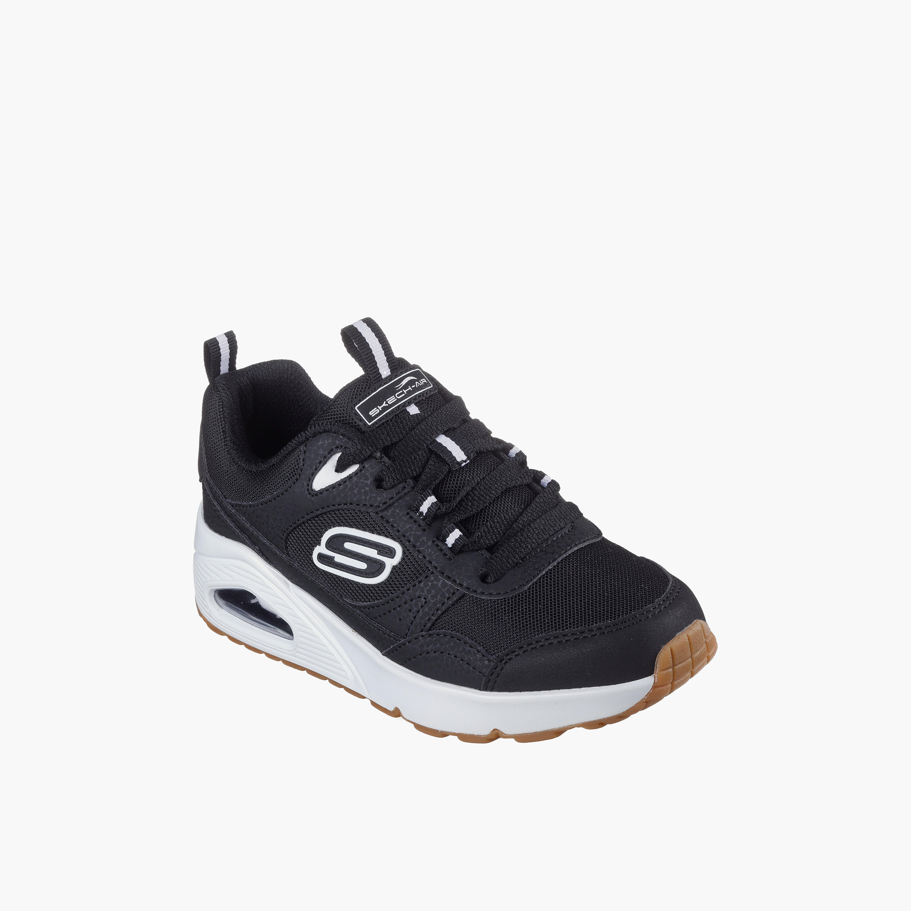 Skechers Boys UNO Lace-Up Sneakers-sports-boys-shoes-image-1