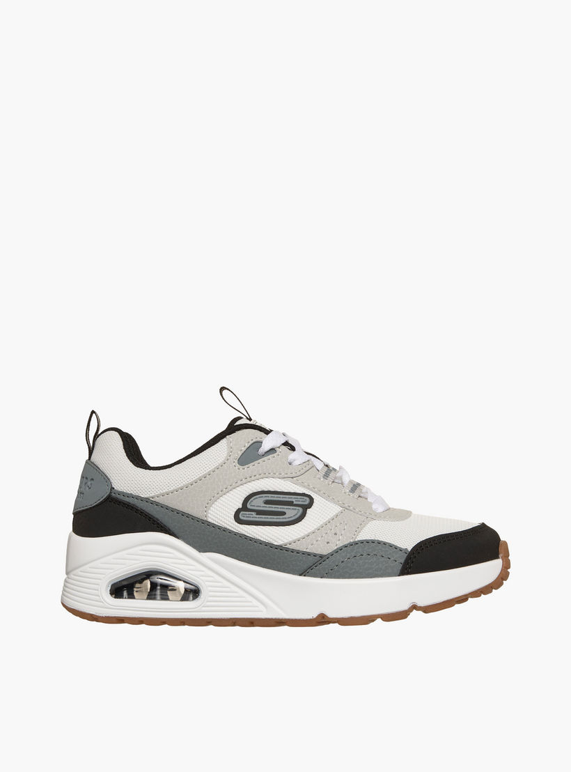 Skechers Boys UNO Lace-Up Sneakers-sports-boys-shoes-image-2