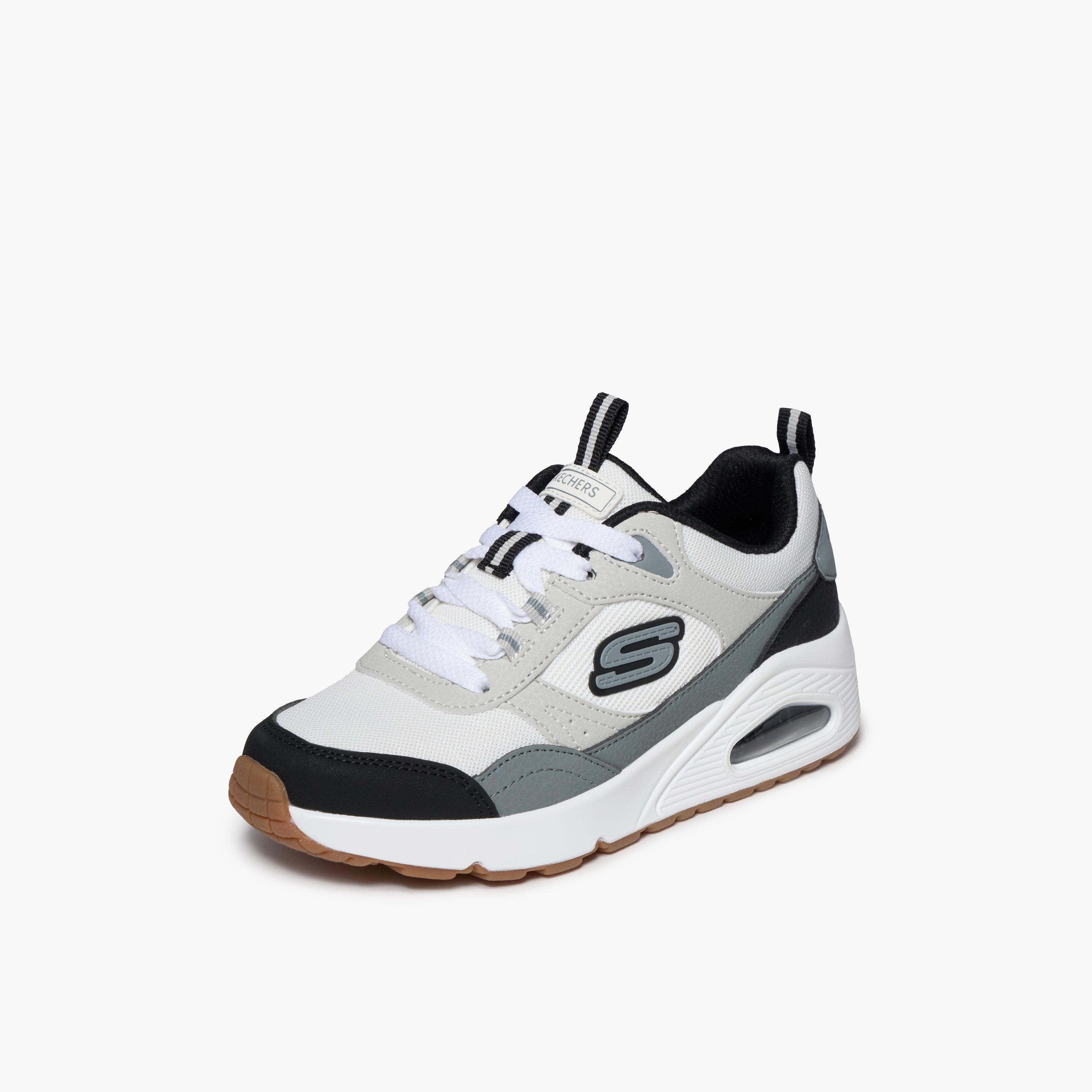 Skechers Boys UNO Lace-Up Sneakers-sports-boys-shoes-image-3