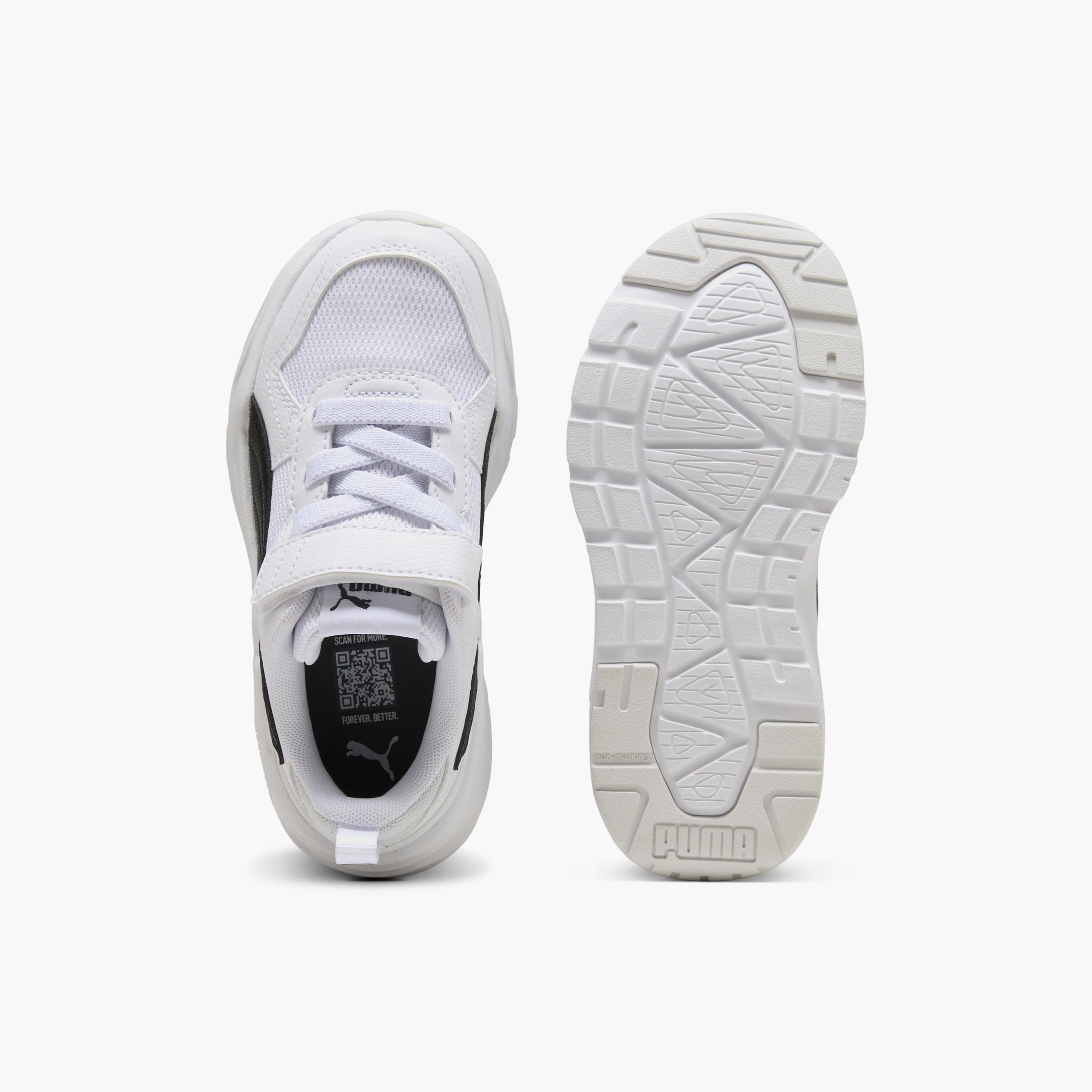 حذاء سنيكرز بشريط إغلاق لاصق ترينيتي 2 أل تي للأطفال من بوما-girls-shoes-sneakers-image-4