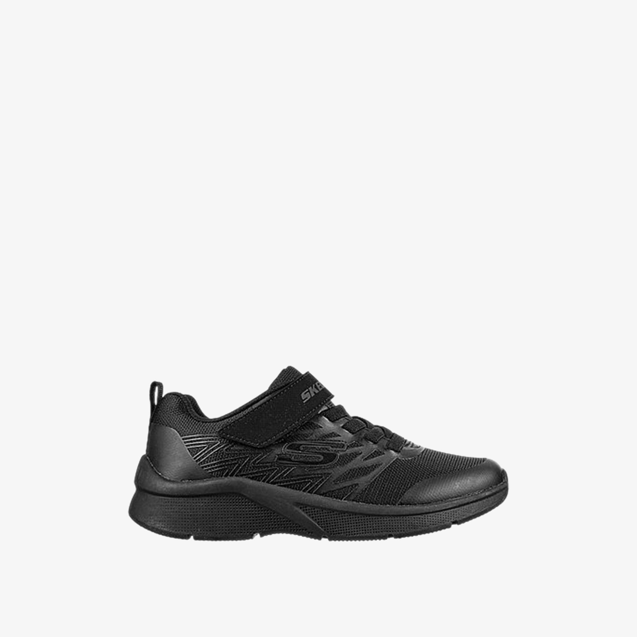 Skechers Kids' Textured Trainers with Hook and Loop Closure - MICROSPEC-sports-boys-shoes-image-2