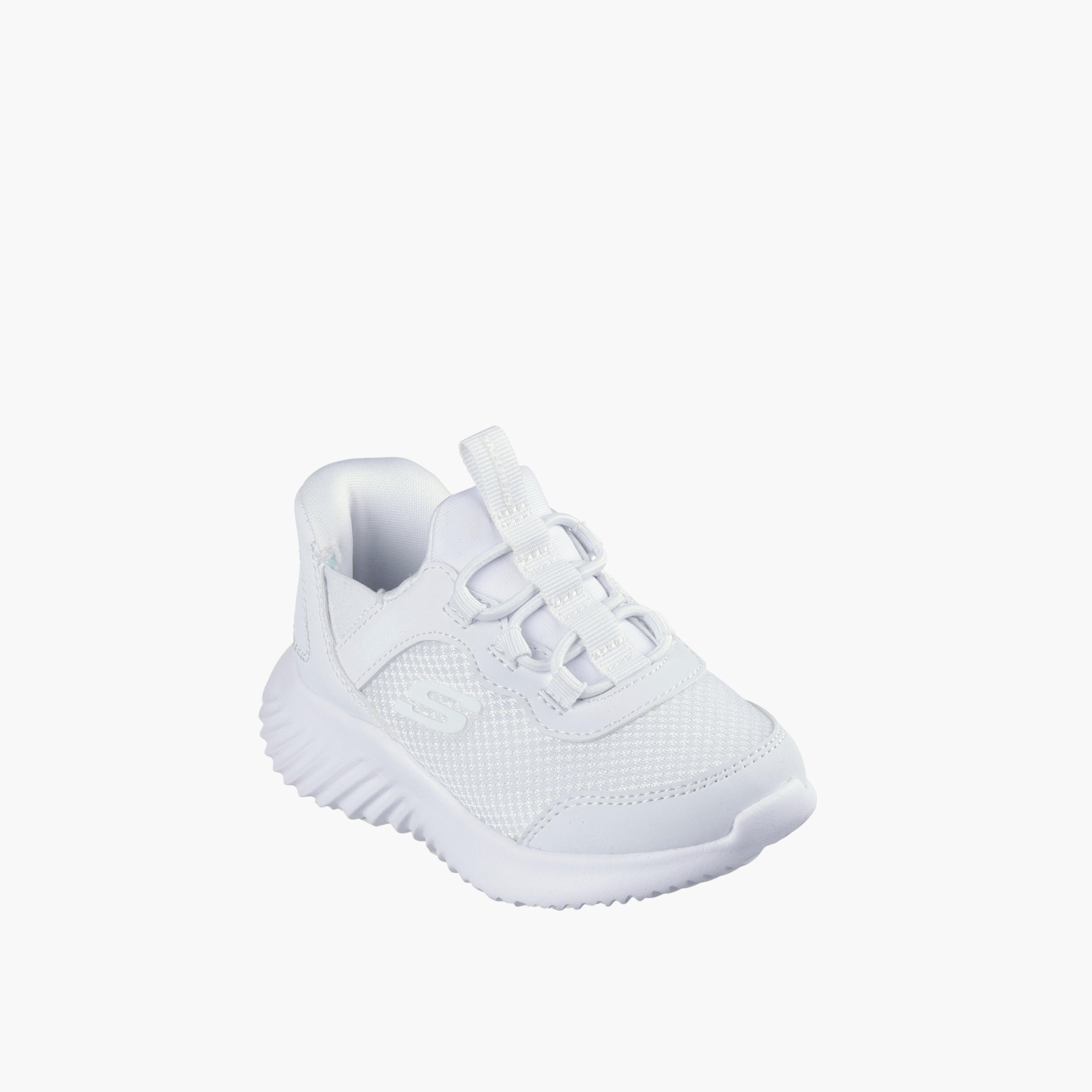 Skechers Kids' BOUNDER Slip-On School Shoes - 403822N-WHT-baby-girls-shoes-closedshoes-image-1