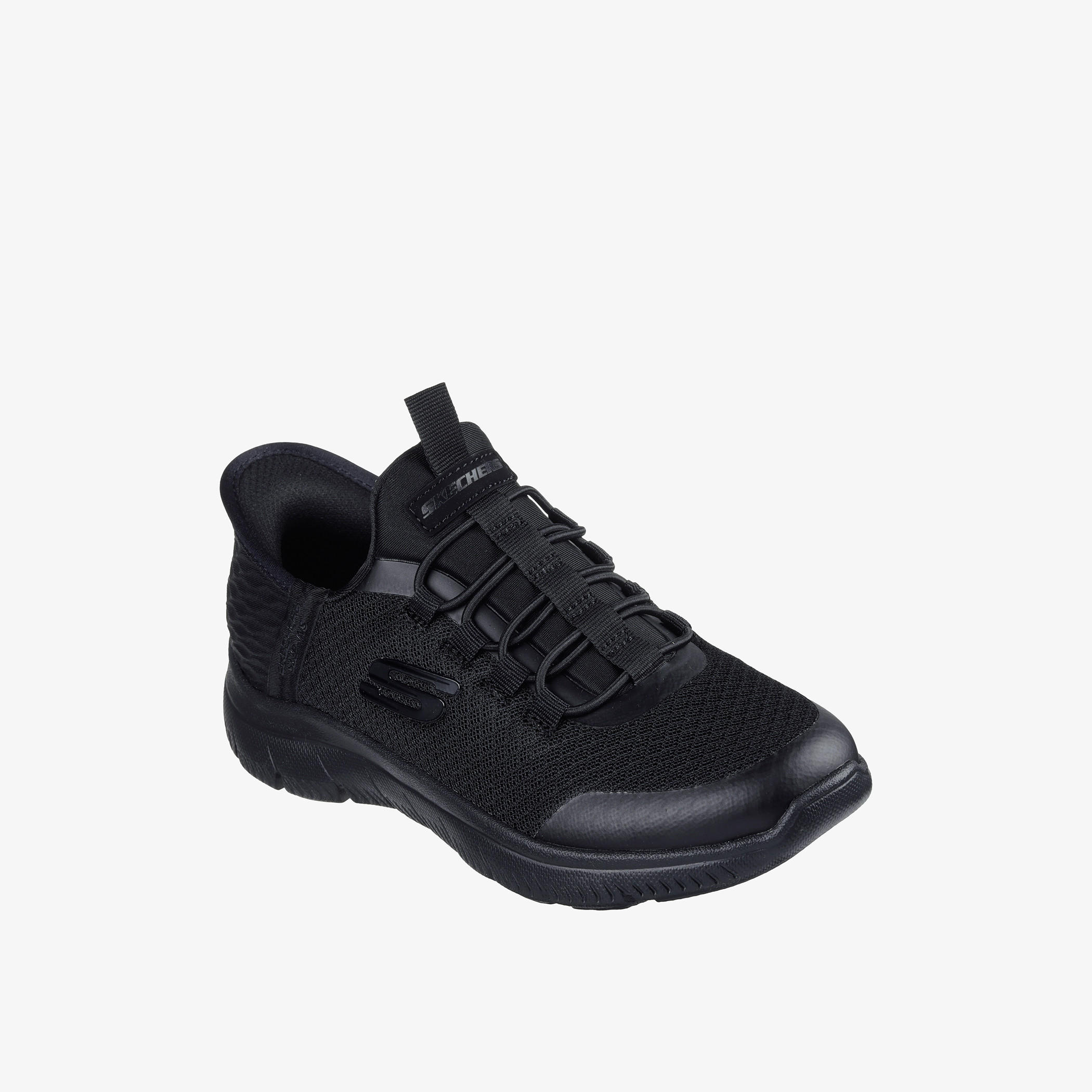 حذاء رياضي قابل للتهوية برباط وتفاصيل شبكية للأطفال من سكتشرز-sports-boys-shoes-image-1