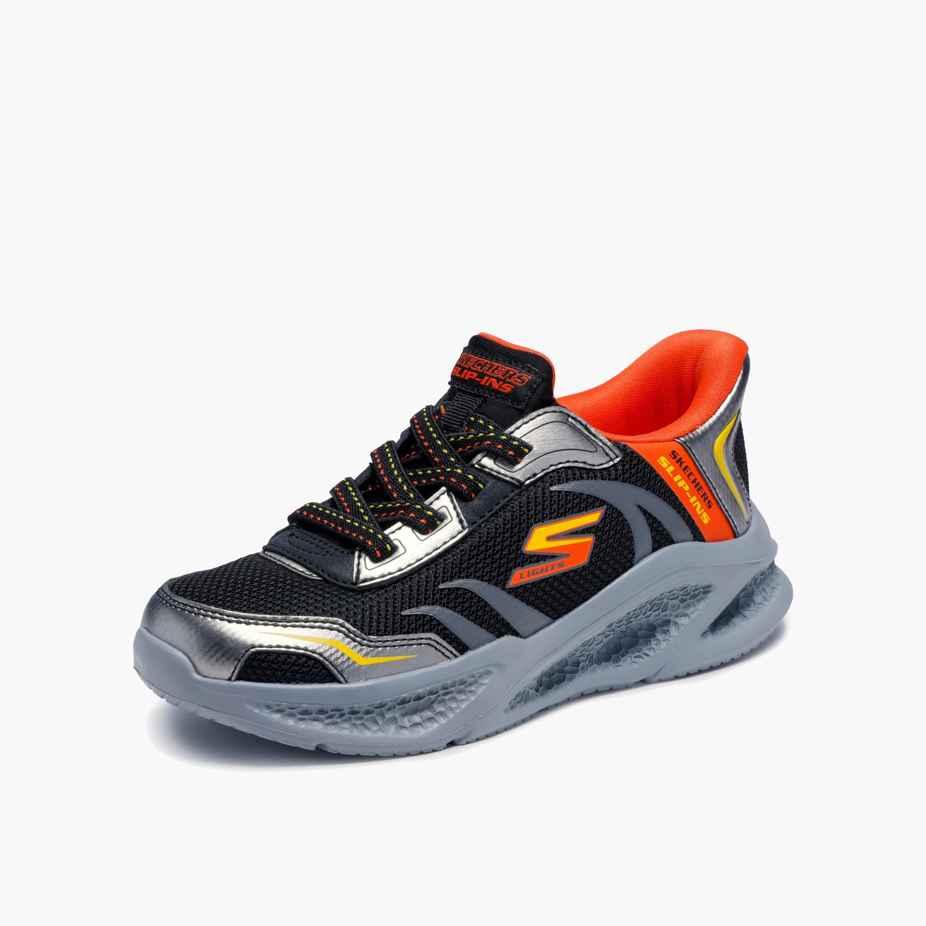 حذاء رياضي برباط إغلاق ميتيور-لايتس للأولاد من سكيتشرز-boys-shoes-sneakers-image-3