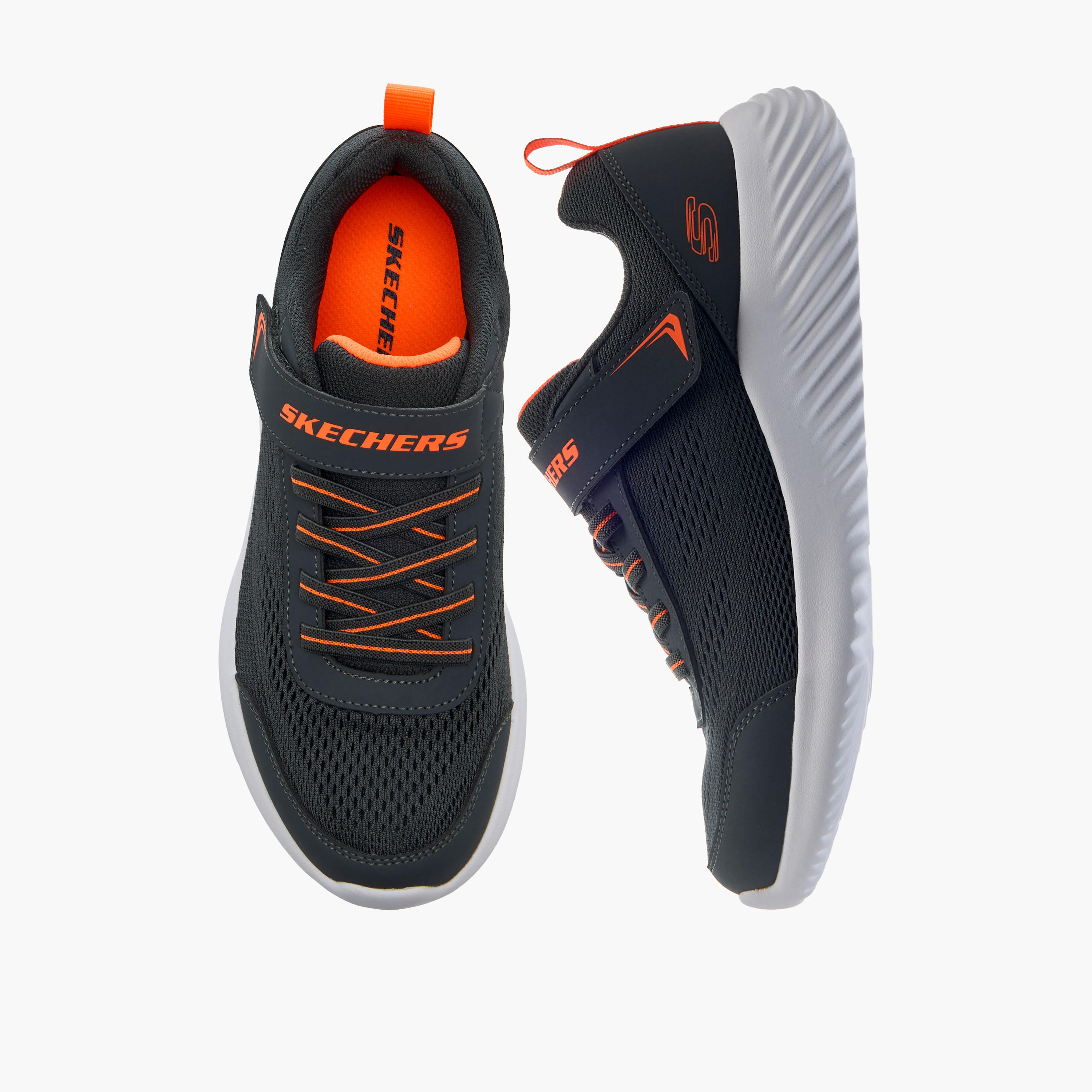حذاء رياضي بشريط إغلاق لاصق للأولاد من سكيتشرز-boys-shoes-sports-image-1