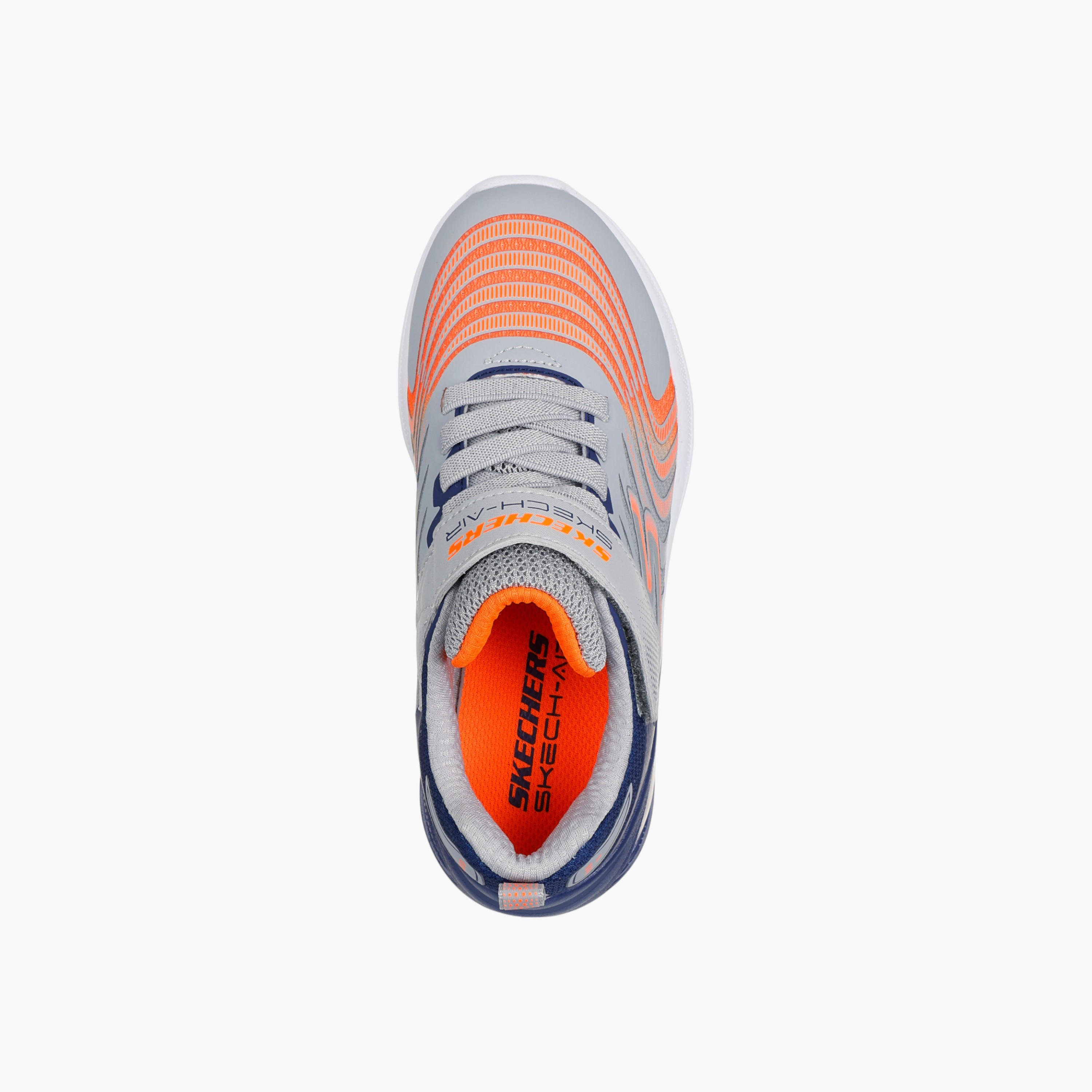 Skechers Boys MICROSPEC MAX ADVANCE Hook & Loop Light-Up Ankle Sneakers-sports-boys-shoes-image-3