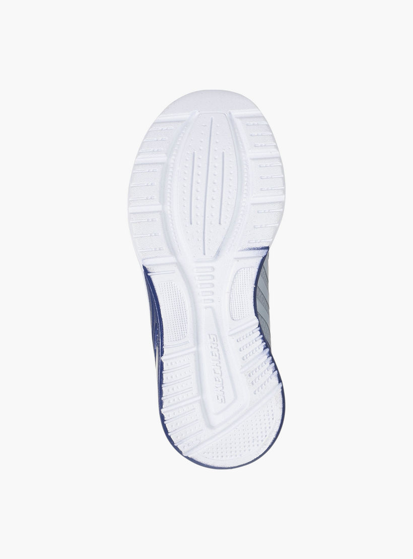 Skechers Boys MICROSPEC MAX ADVANCE Hook & Loop Light-Up Ankle Sneakers-sports-boys-shoes-image-4