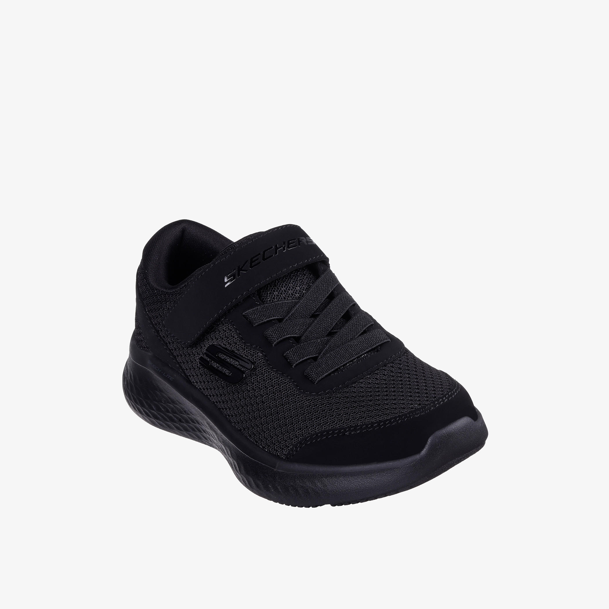 Skechers Kids Textured Hook & Loop Breathable Trainer Shoes-sports-boys-shoes-image-1