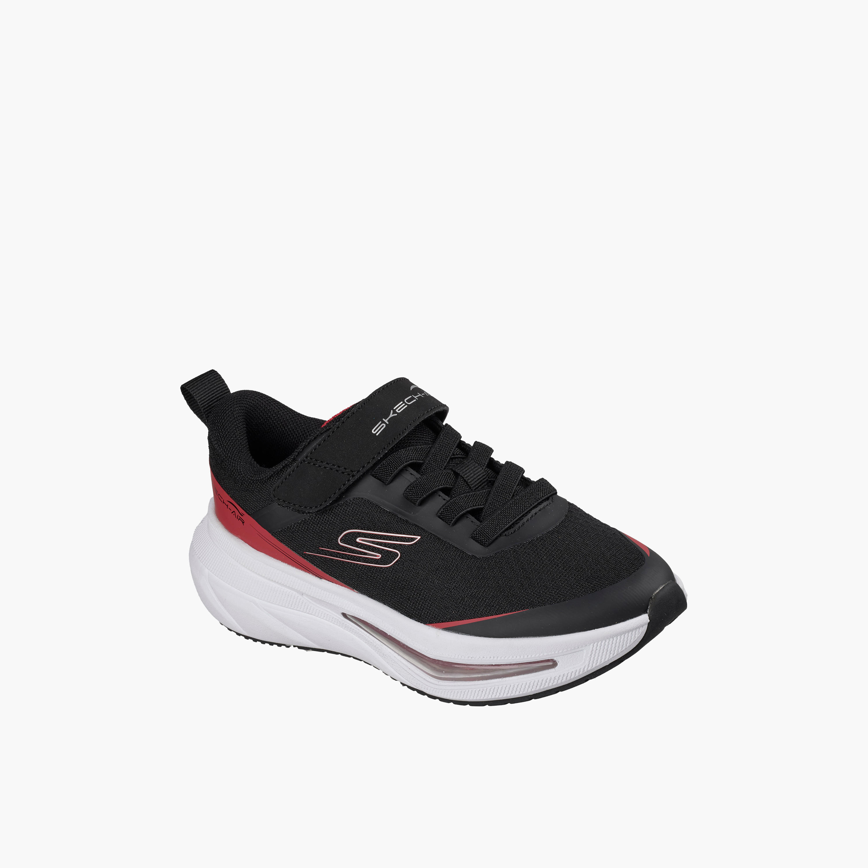 Skechers Boys SKECH-AIR FLIGHT Hook & Loop Sneakers - 404095L-BKRD-CP-sports-boys-shoes-image-1