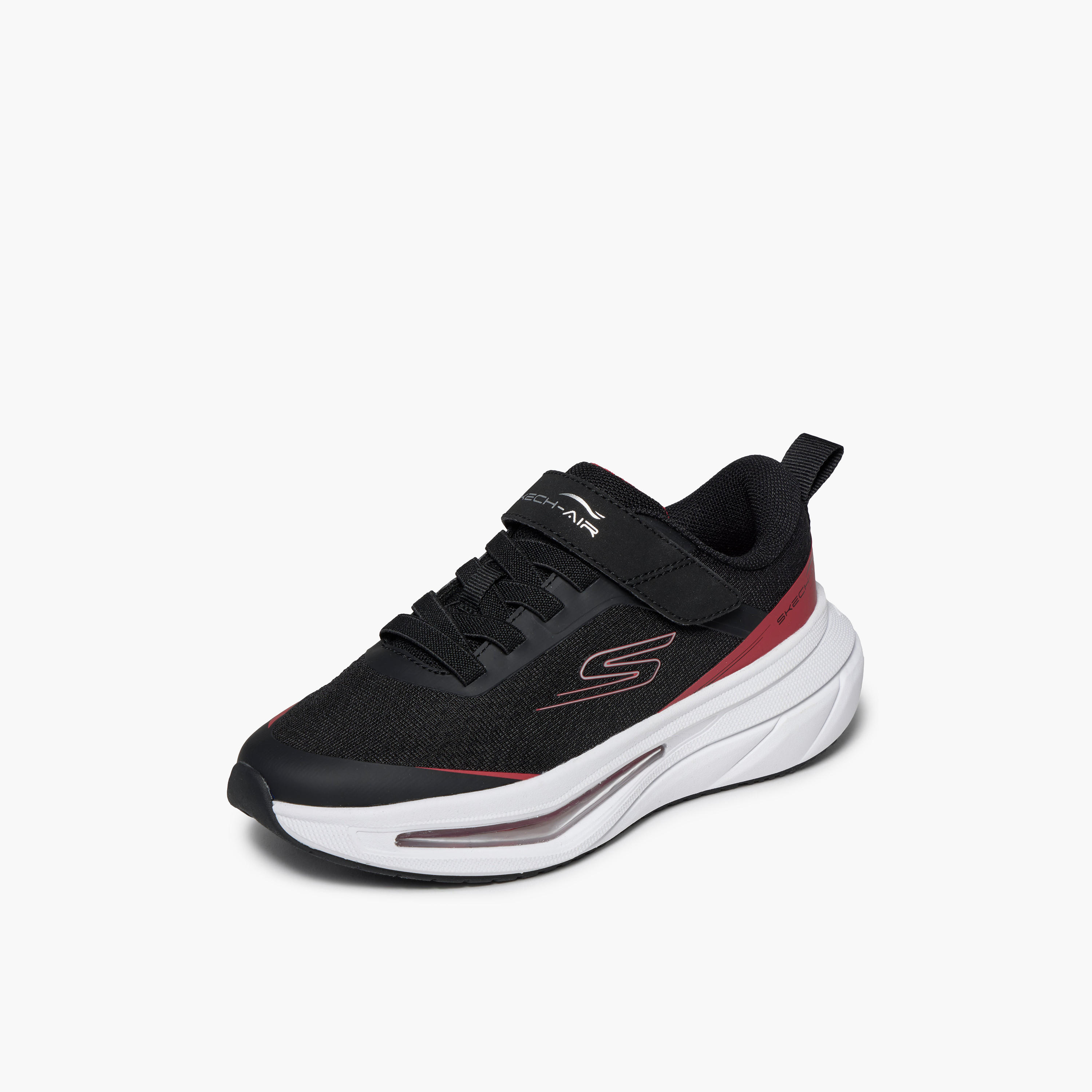 Skechers Boys SKECH-AIR FLIGHT Hook & Loop Sneakers - 404095L-BKRD-CP-sports-boys-shoes-image-4
