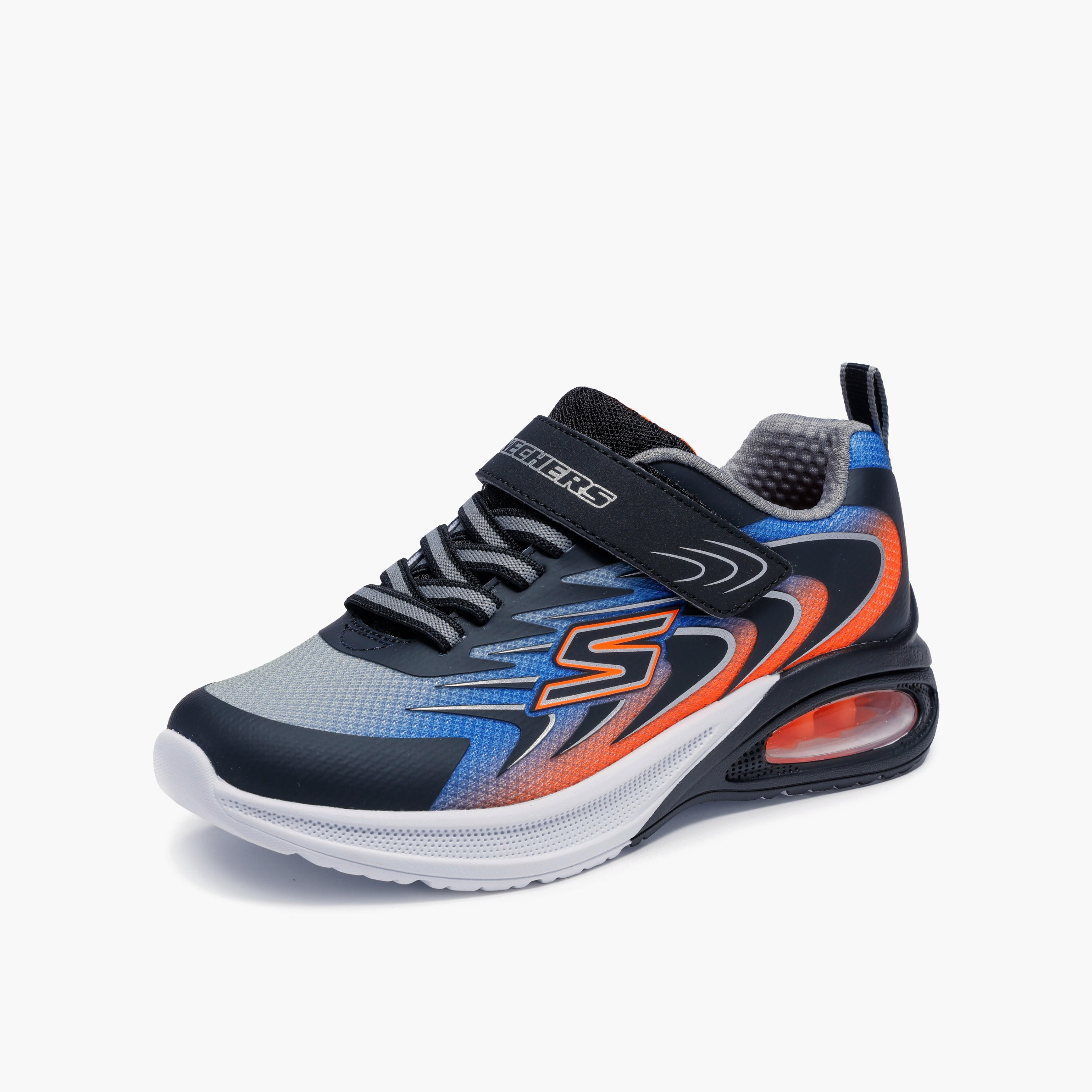 حذاء مايكروسبيك ماكس أدفانس بشريط إغلاق للأطفال من سكيتشرز-boys-shoes-sneakers-image-3