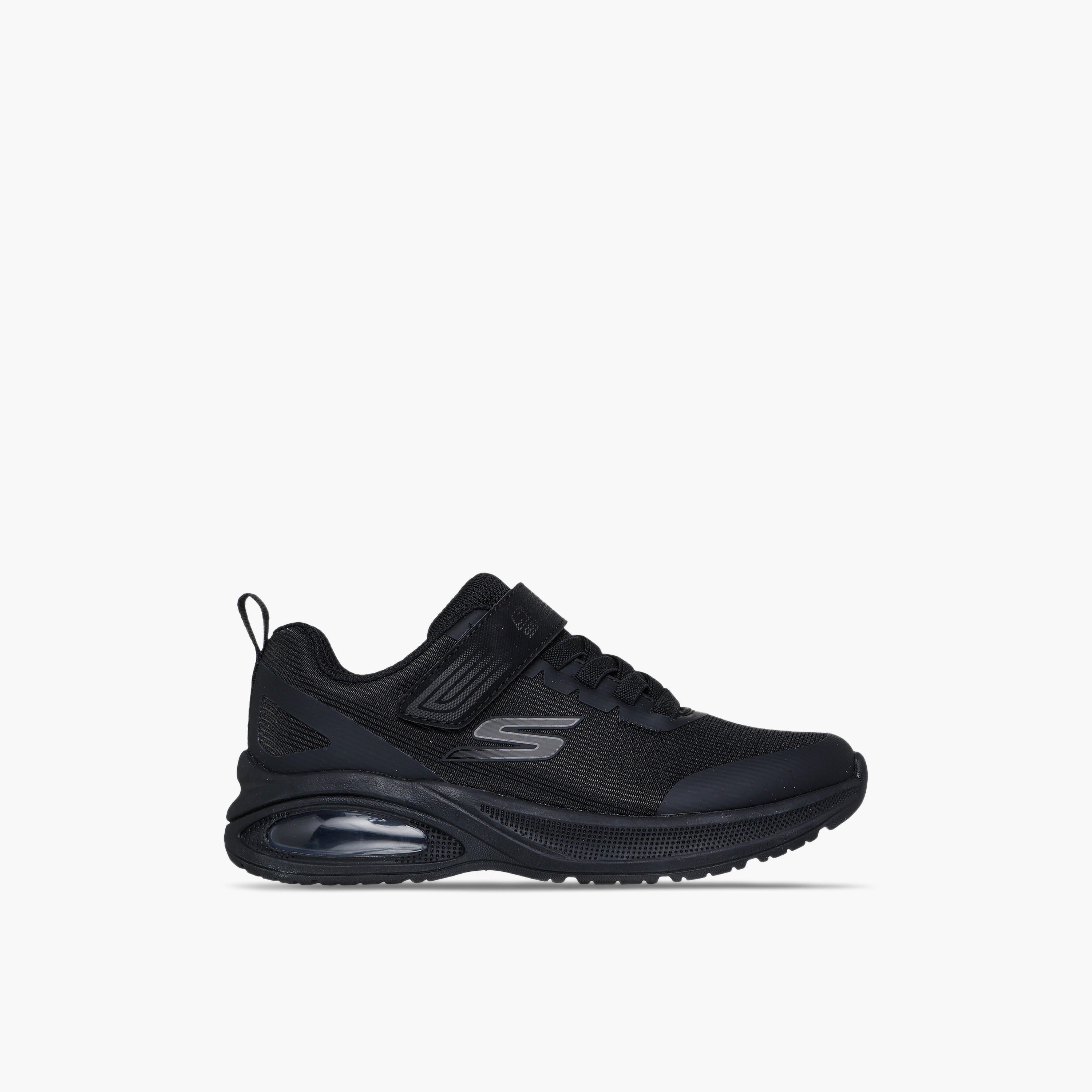 حذاء مدرسي مايكروسبيك ماكس أدفانس بشريط إغلاق لاصق للأطفال من سكيتشرز-sports-boys-shoes-image-2