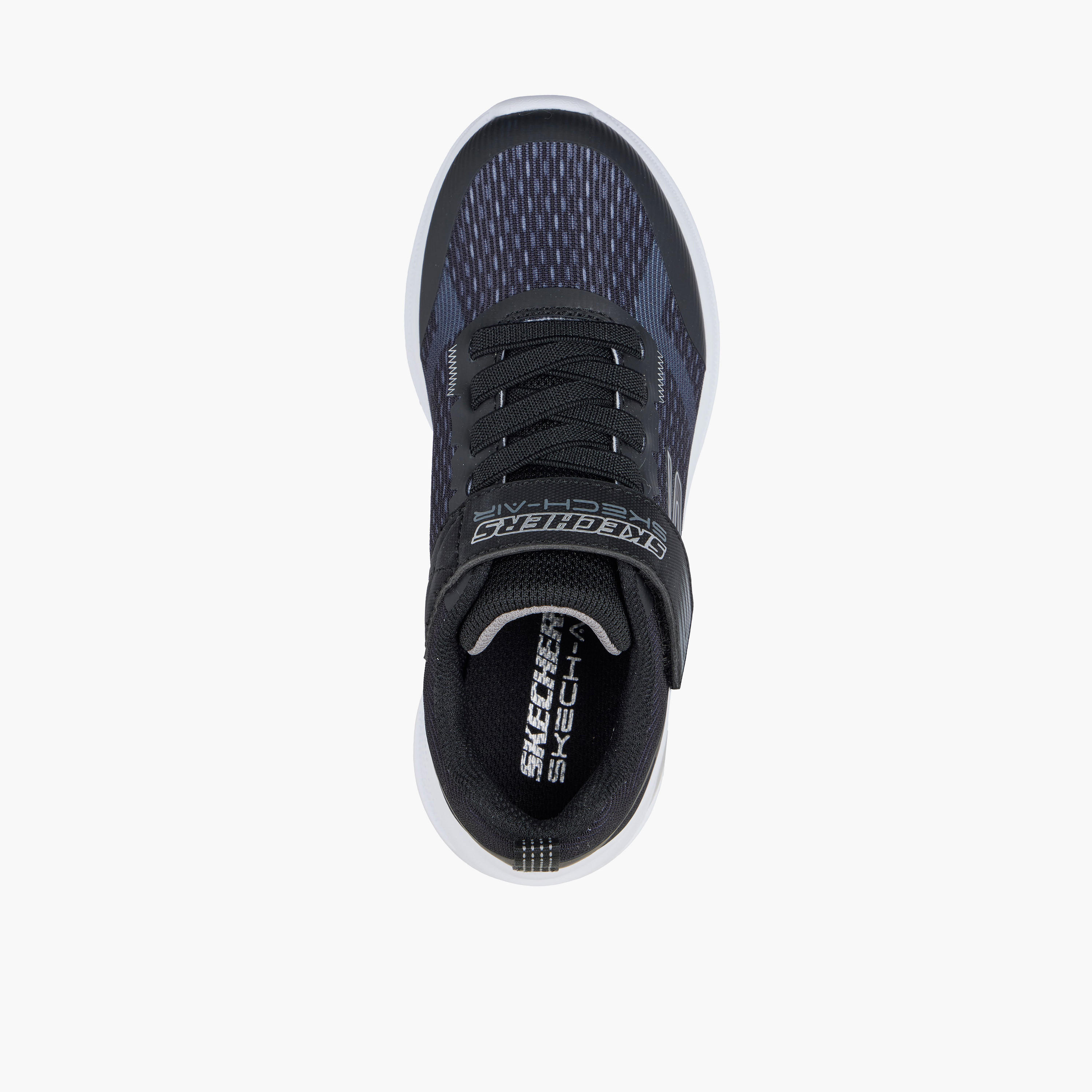 Skechers Boys MICROSPEC MAX ADVANCE Hook & Loop Sneakers - 404105L-BLK-CP-sports-boys-shoes-image-2