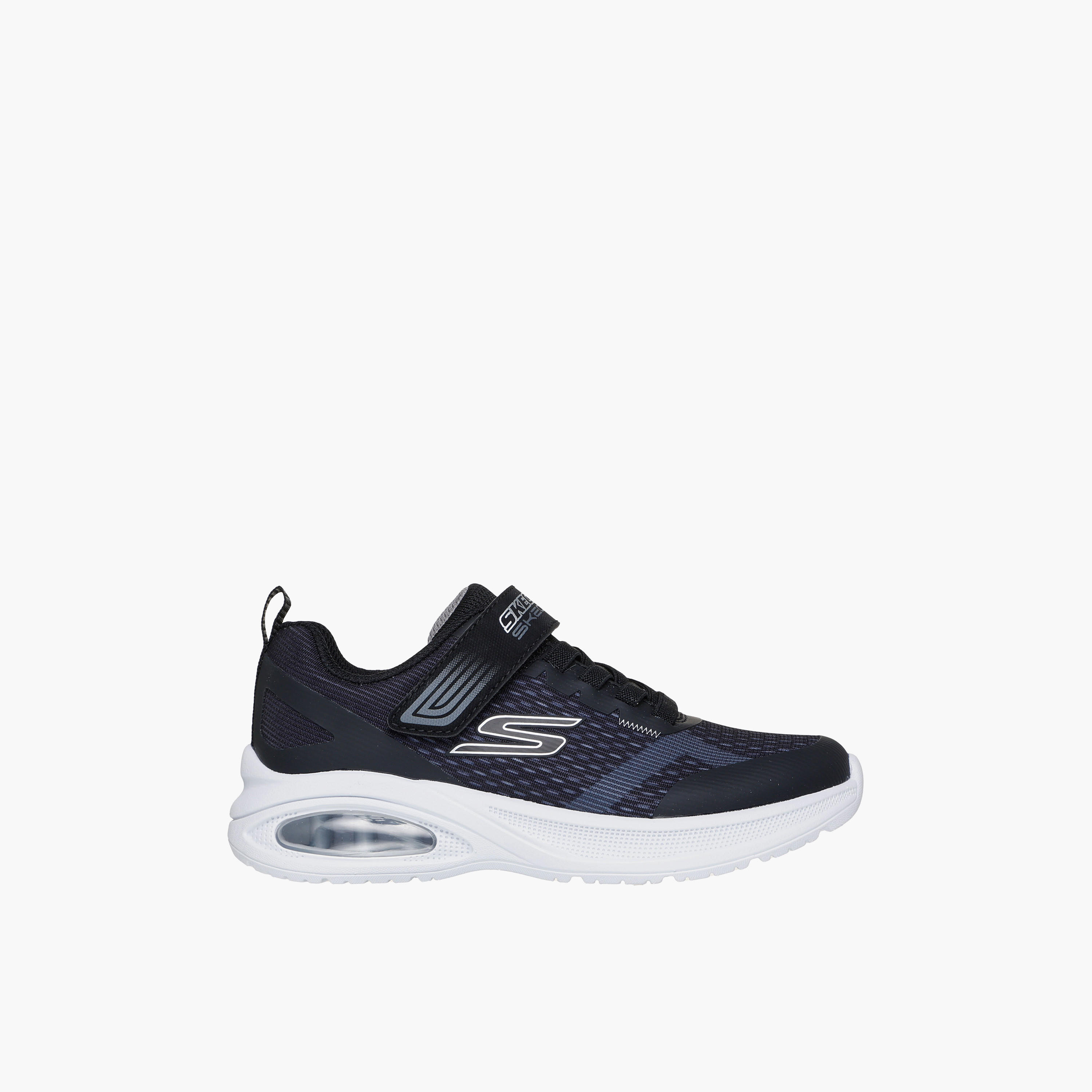 Skechers Boys MICROSPEC MAX ADVANCE Hook & Loop Sneakers - 404105L-BLK-CP-sports-boys-shoes-image-3
