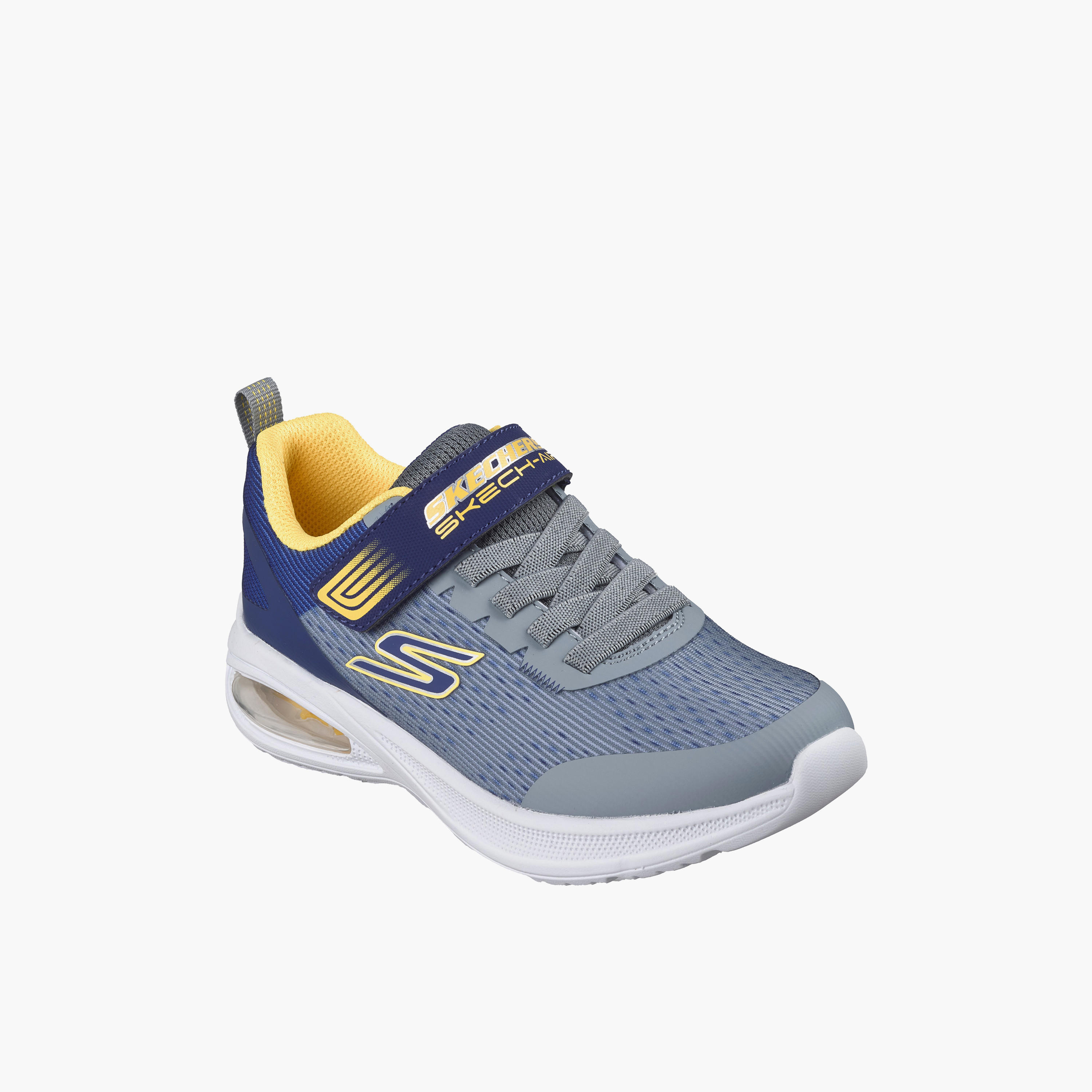 Skechers Boys Microspec Max Advance Hook & Loop Sneakers-sports-boys-shoes-image-1