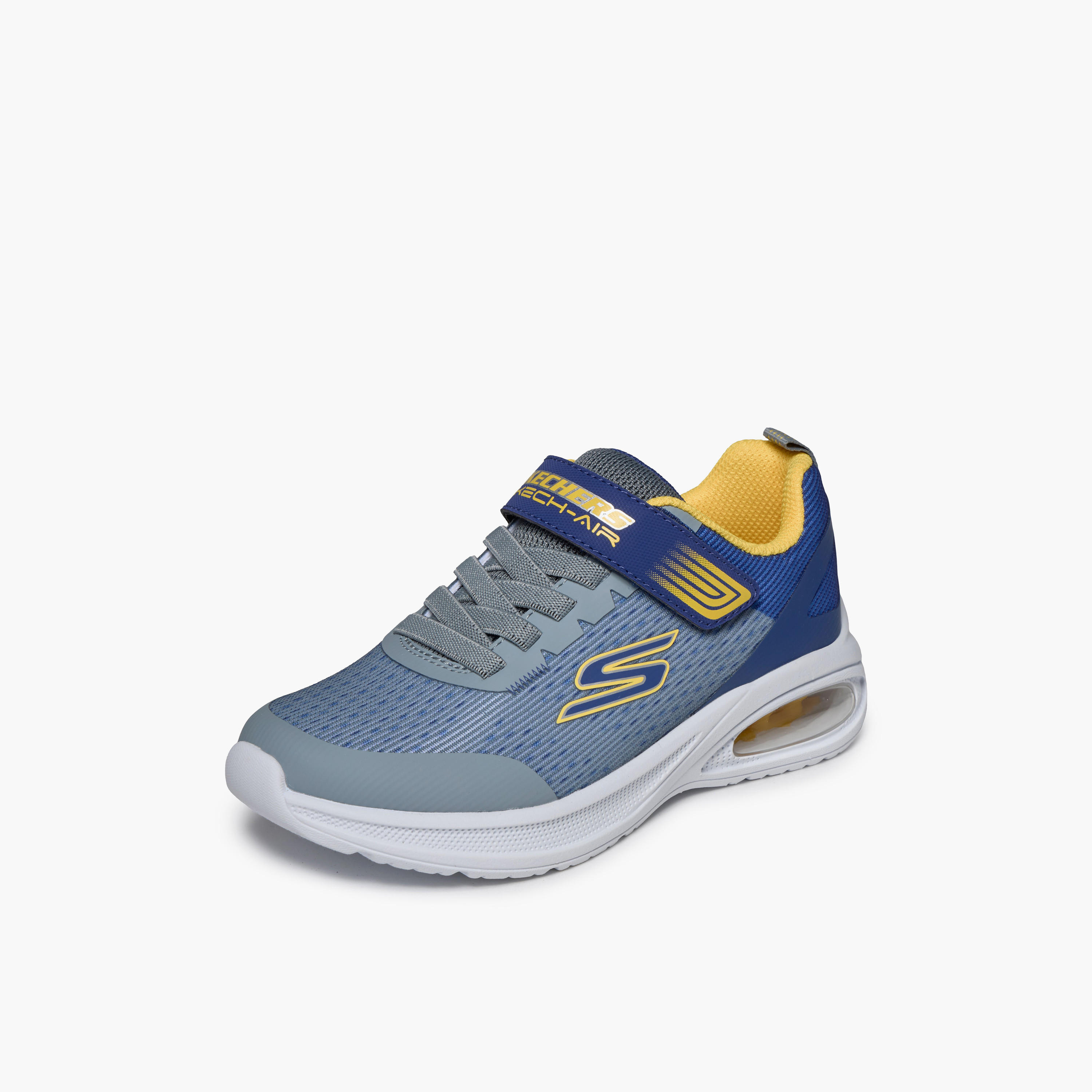 Skechers Boys Microspec Max Advance Hook & Loop Sneakers-sports-boys-shoes-image-4