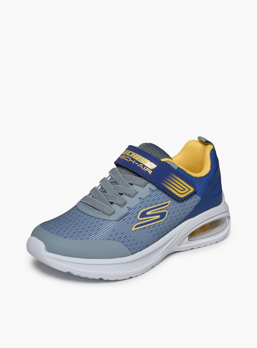 Skechers Boys Microspec Max Advance Hook & Loop Sneakers-sports-boys-shoes-image-4