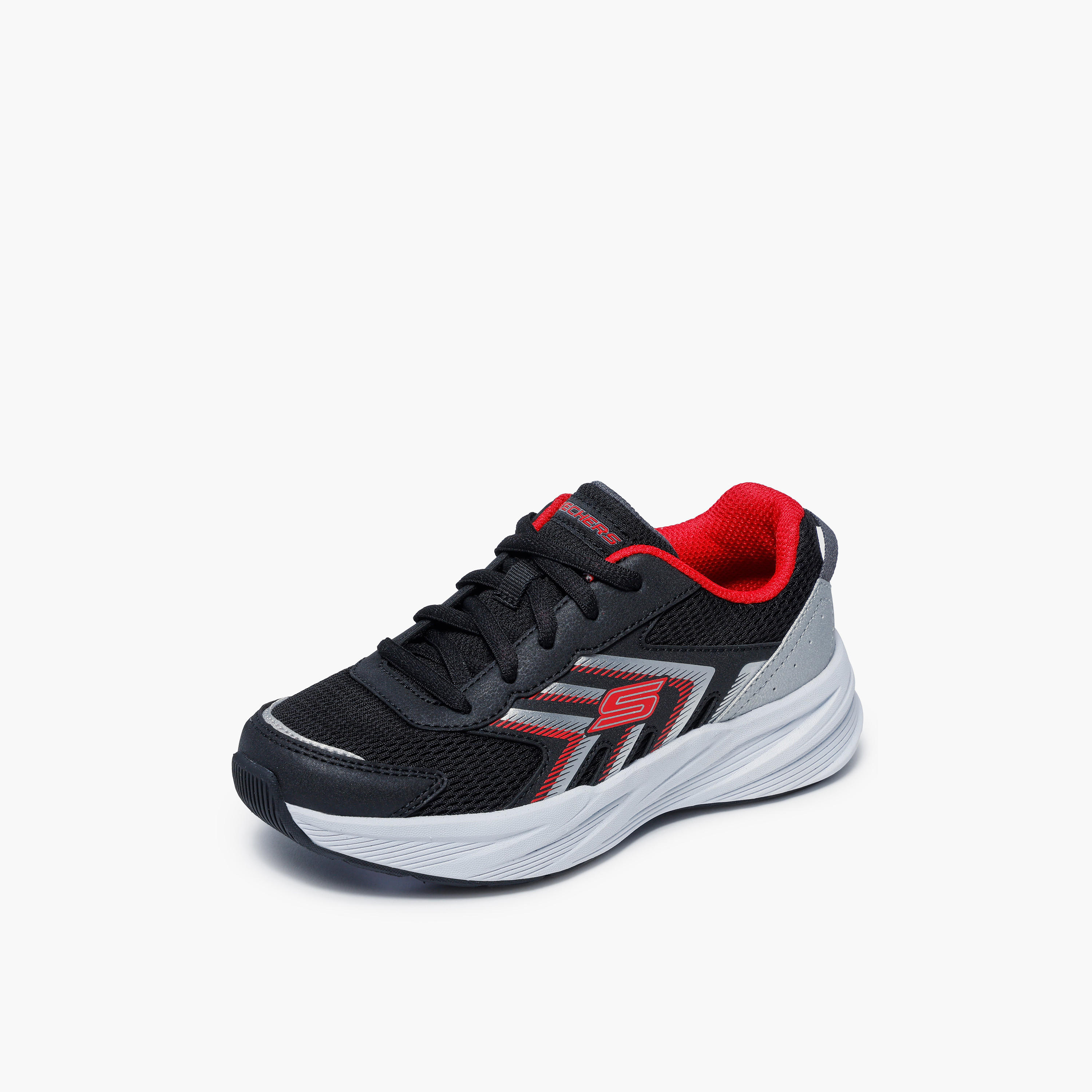 Skechers Boys MICROSPEC TREAD Lace-Up Sneakers-sports-boys-shoes-image-5