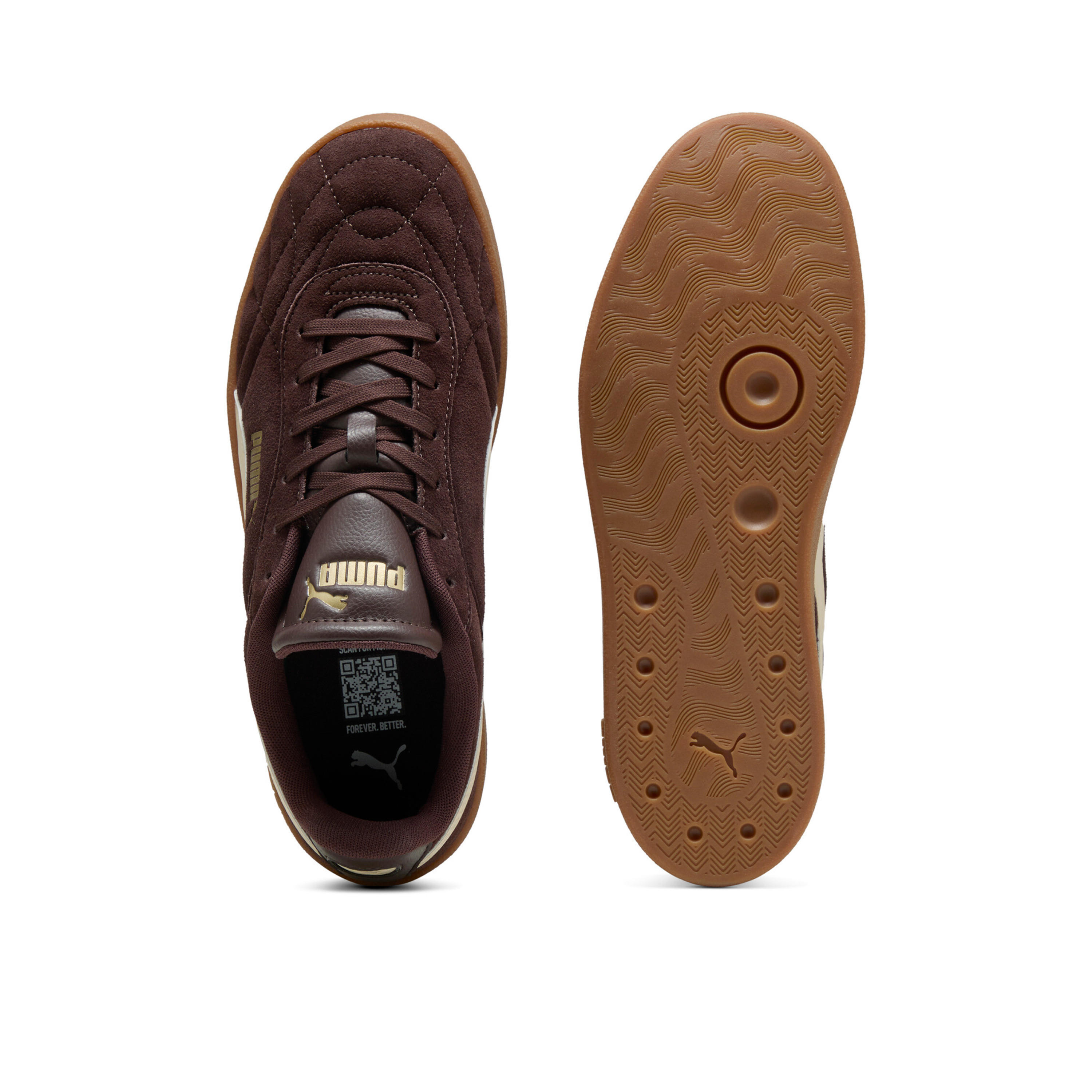 Puma Women Club II Indoor ESD Lace-Up Ankle Sneakers-women-shoes-sneakers-image-5