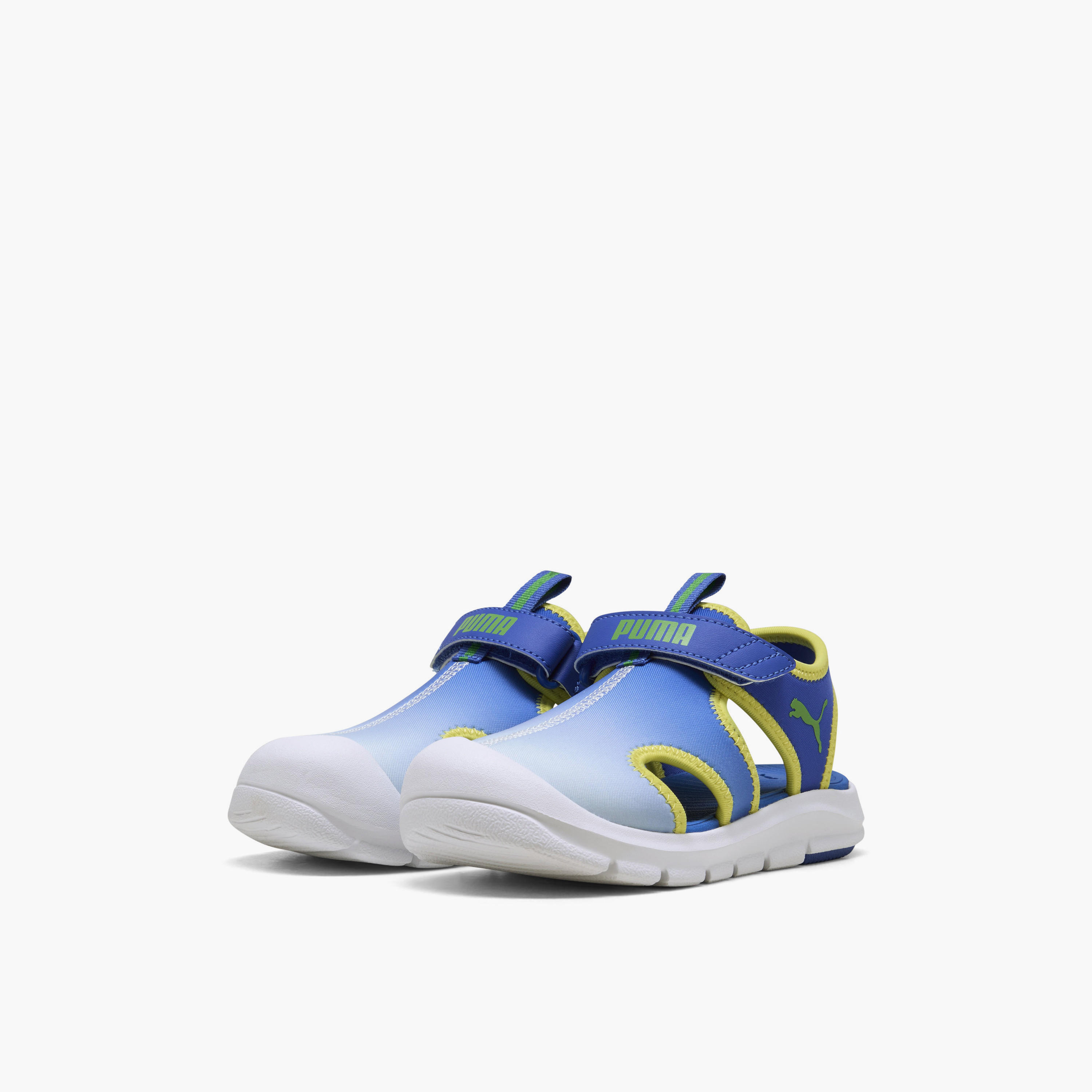Puma Boys Fun Racer Come On V Hook & Loop Strap Sandals-sports-boys-shoes-image-1