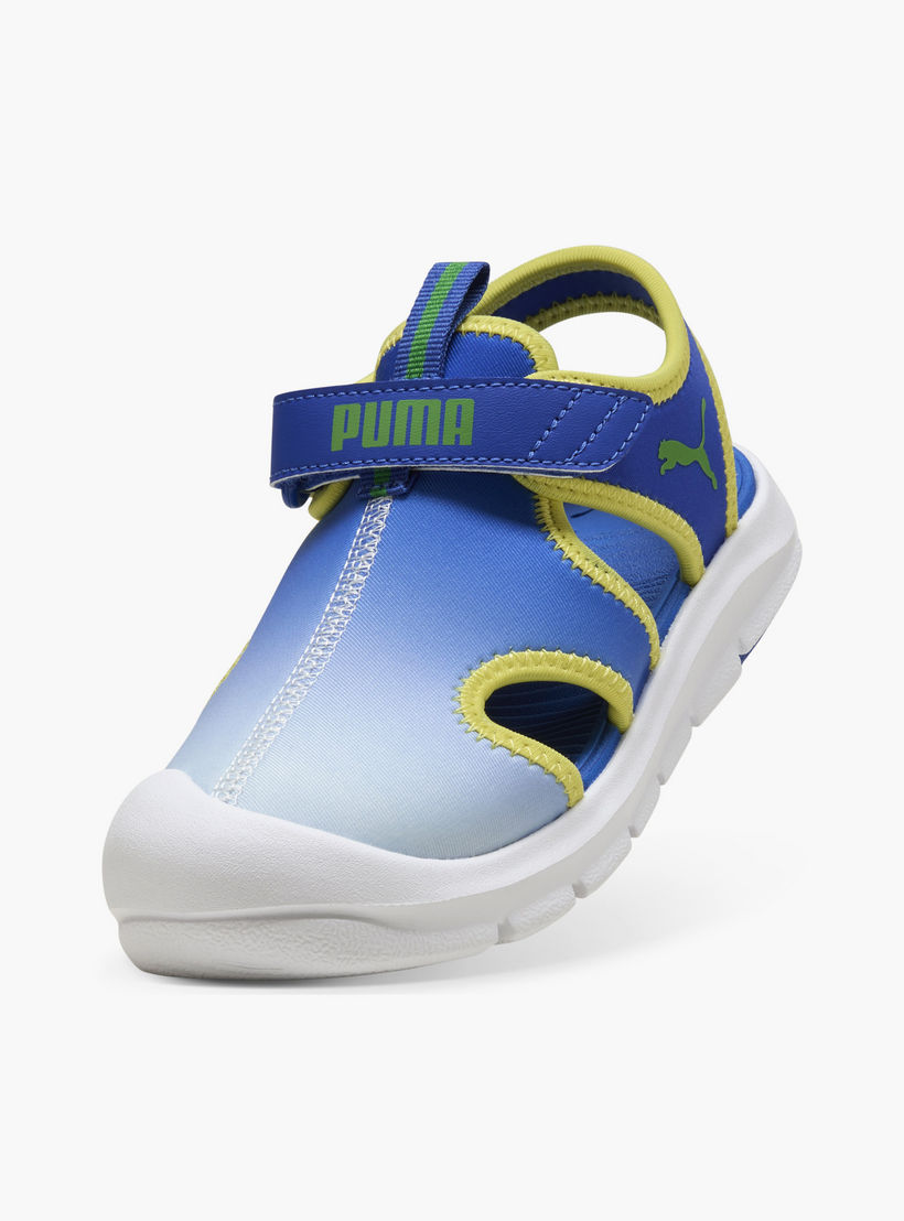 Puma Boys Fun Racer Come On V Hook & Loop Strap Sandals-sports-boys-shoes-image-2