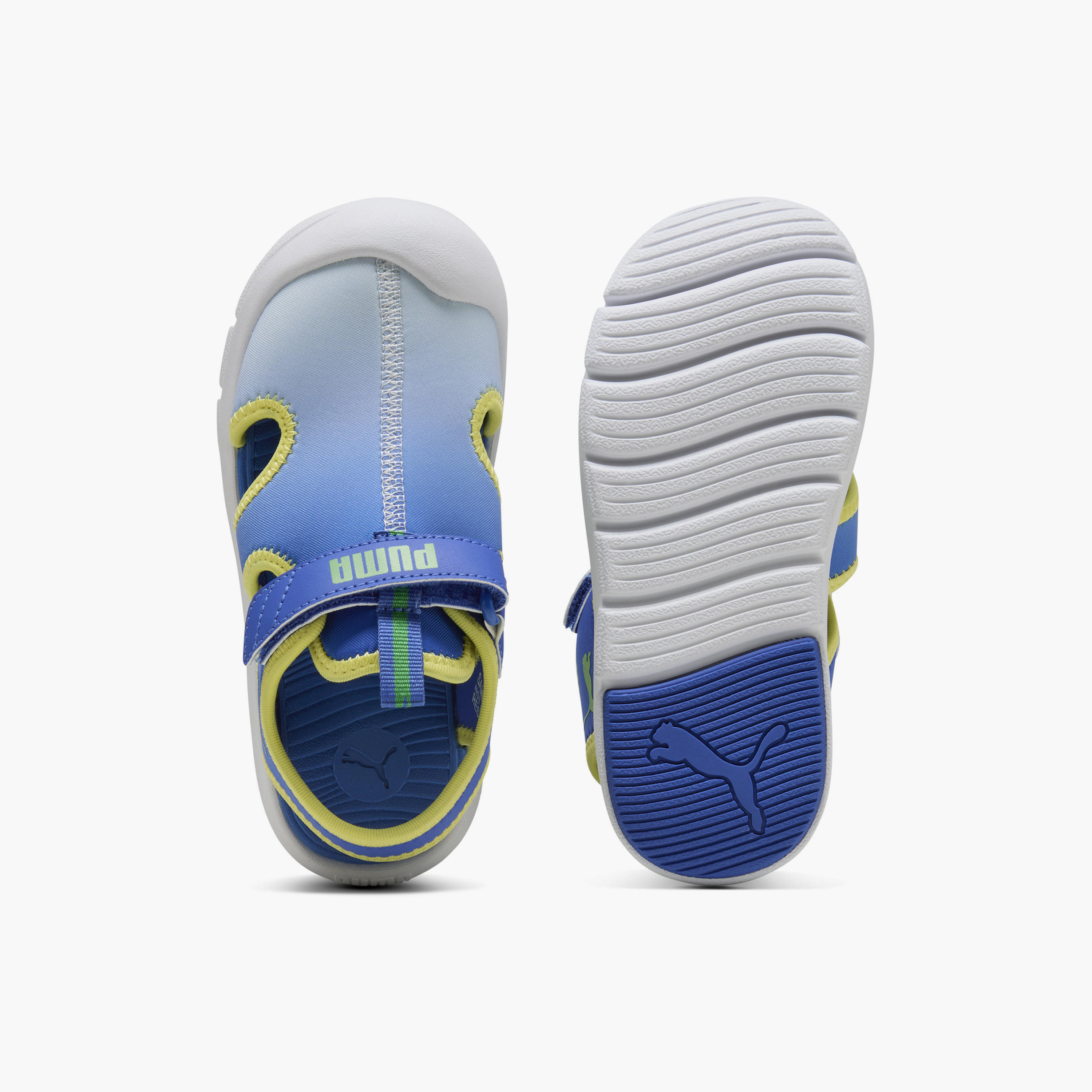 Puma Boys Fun Racer Come On V Hook & Loop Strap Sandals-sports-boys-shoes-image-4