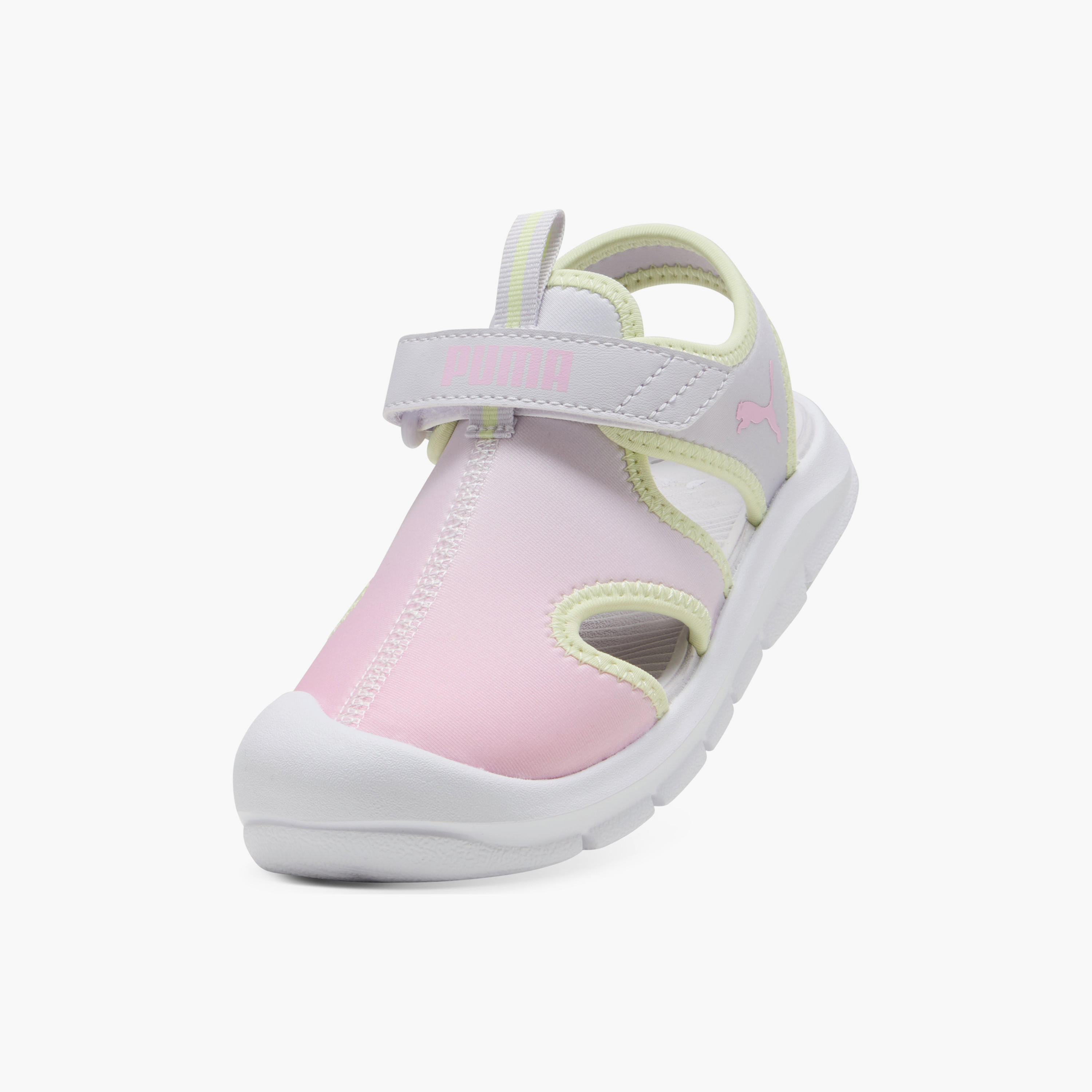 Puma Girls Fun Racer Come On V Hook & Loop Strap Sandals-sports-girls-shoes-image-2