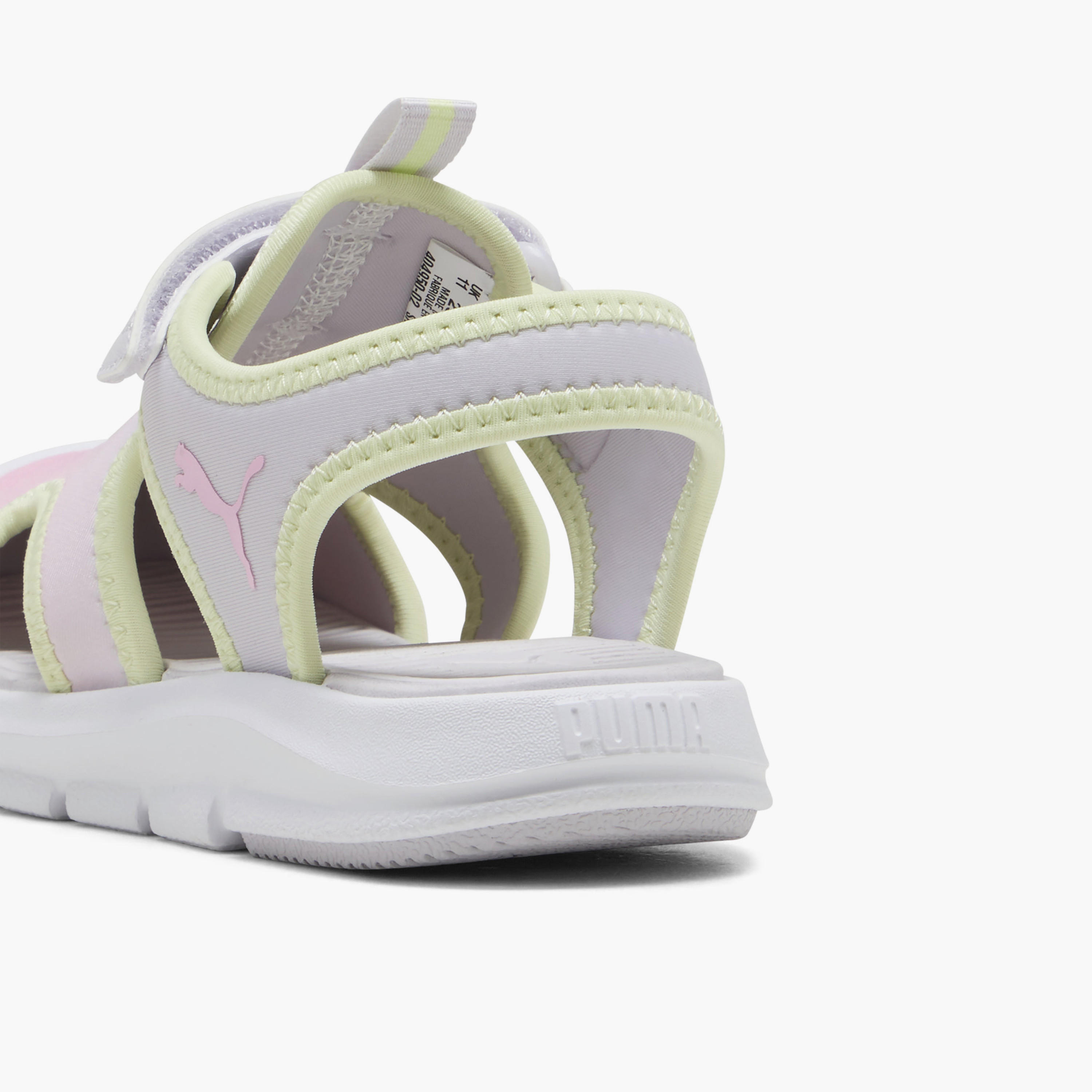 Puma Girls Fun Racer Come On V Hook & Loop Strap Sandals-sports-girls-shoes-image-5