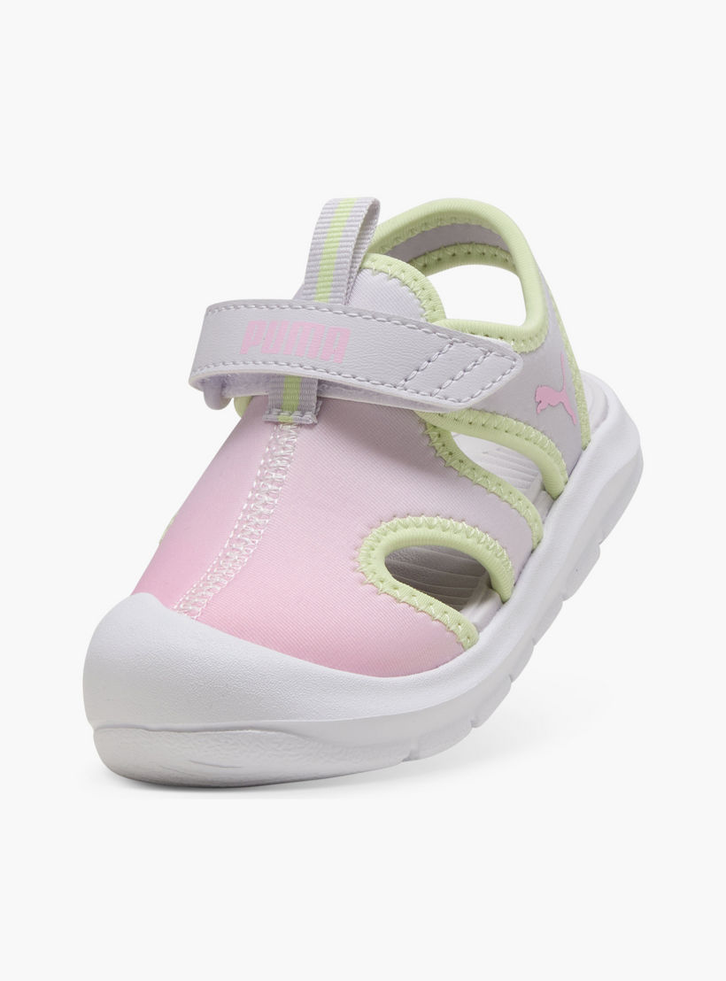 Puma Fun Racer Come On V Strap Sandals with Hook & Loop-baby-girls-shoes-sandals-image-2