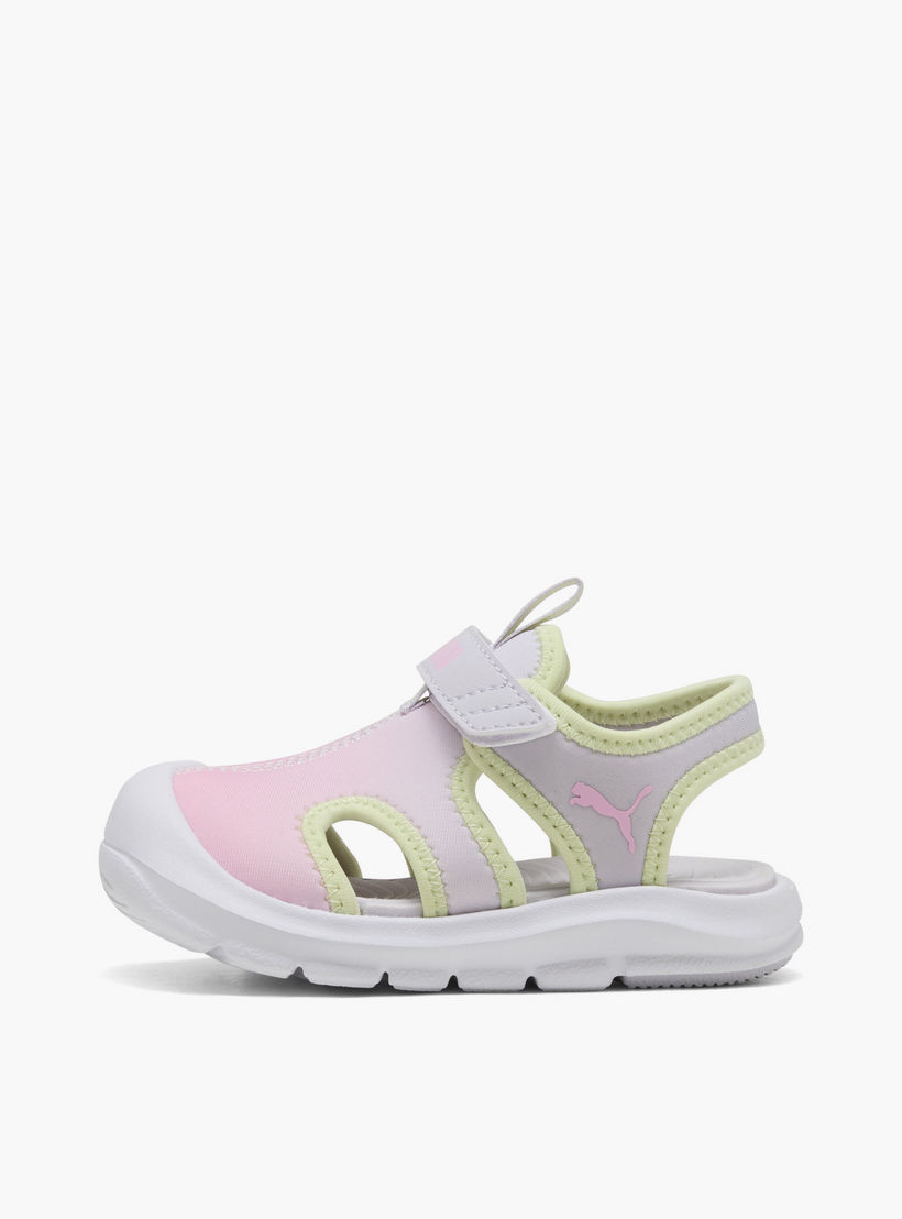 Puma Fun Racer Come On V Strap Sandals with Hook & Loop-baby-girls-shoes-sandals-image-3