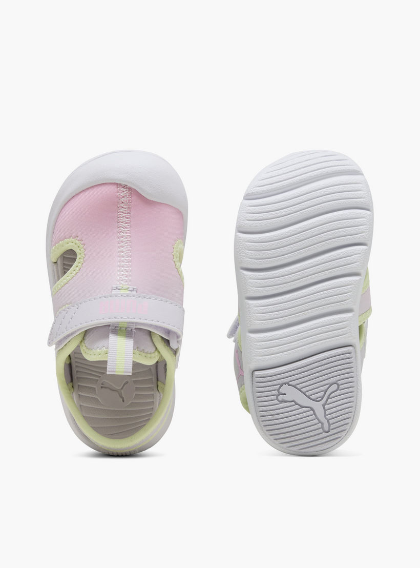 Puma Fun Racer Come On V Strap Sandals with Hook & Loop-baby-girls-shoes-sandals-image-4