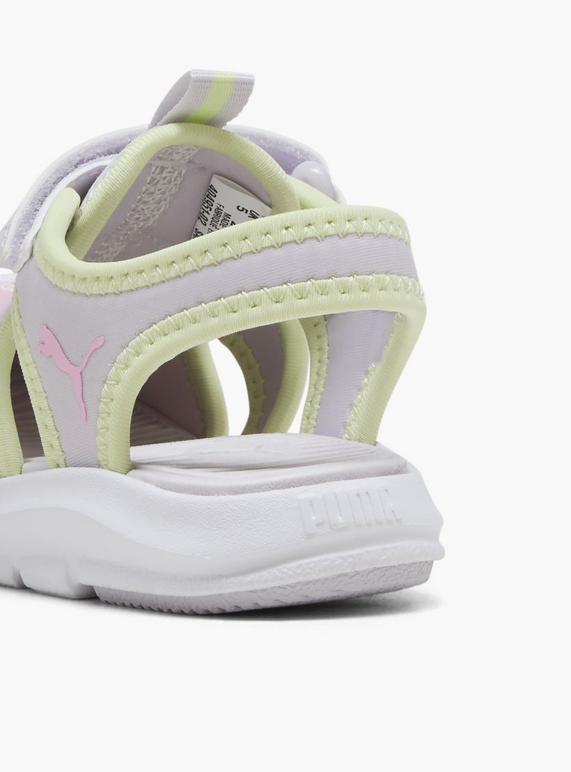 Puma Fun Racer Come On V Strap Sandals with Hook & Loop-baby-girls-shoes-sandals-image-5