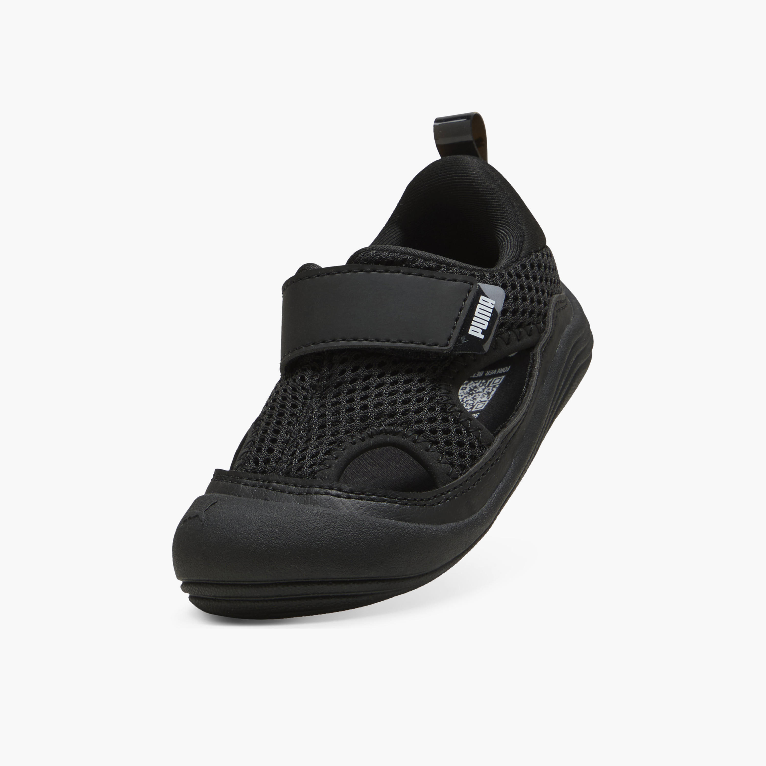 Puma Kitten Summer V Ankle Sneakers with Hook & Loop Closure-baby-girls-shoes-closedshoes-image-4