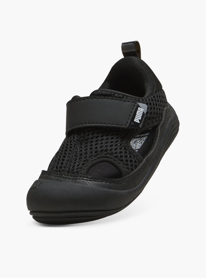 Puma Kitten Summer V Ankle Sneakers with Hook & Loop Closure-baby-girls-shoes-closedshoes-image-4