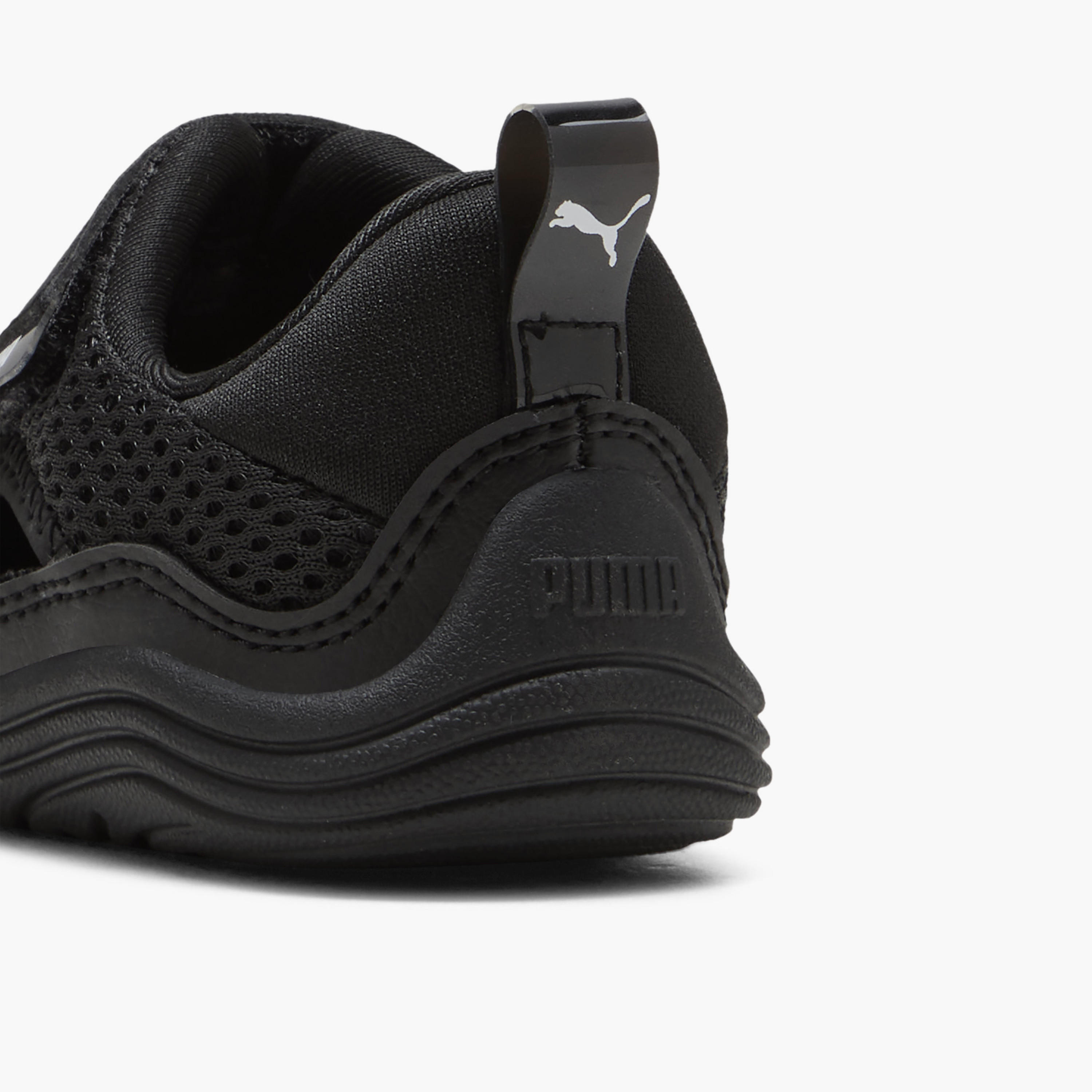 Puma Kitten Summer V Ankle Sneakers with Hook & Loop Closure-baby-girls-shoes-closedshoes-image-5